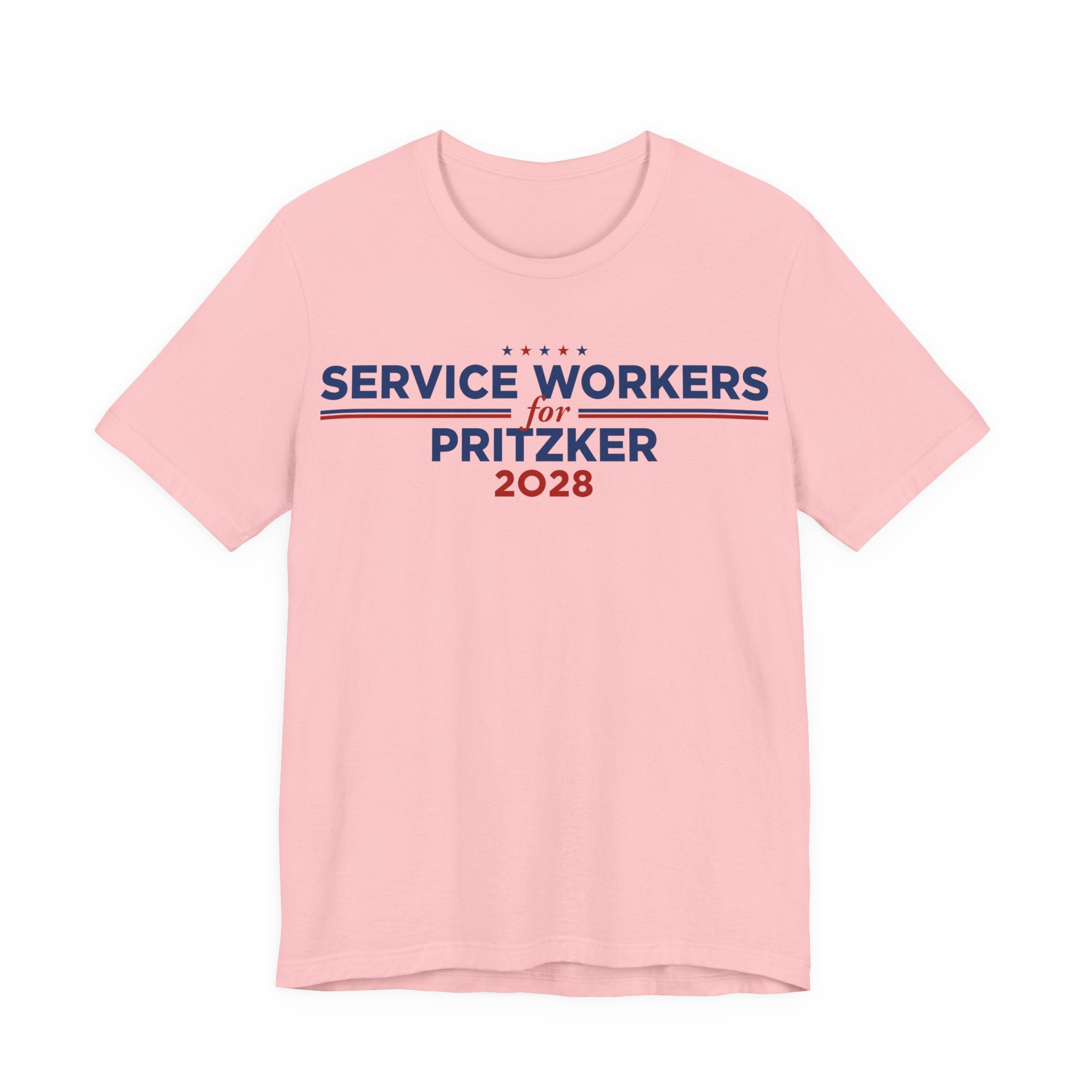 Service Workers for J.B. Pritzker for President Campaign T-Shirt 2028