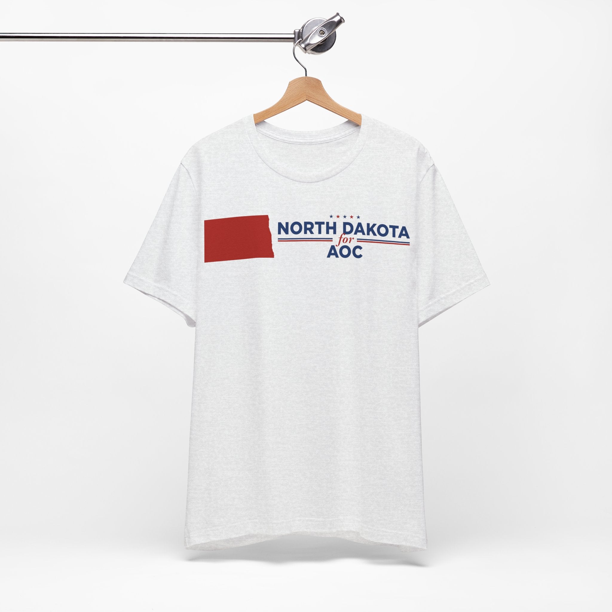 North Dakota for AOC for President Campaign T-Shirt 2028