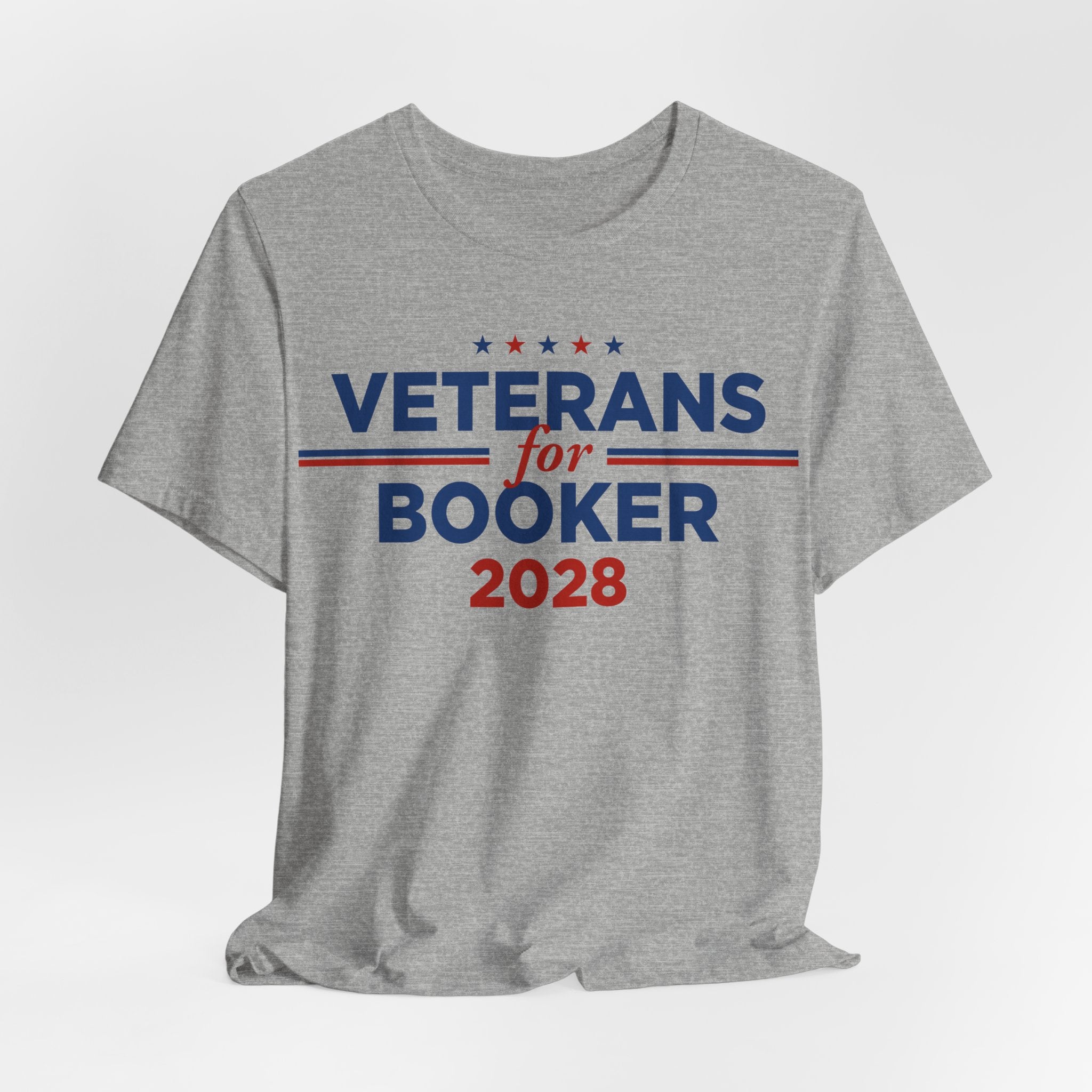 Veterans for Cory Booker for President Campaign T-Shirt 2028