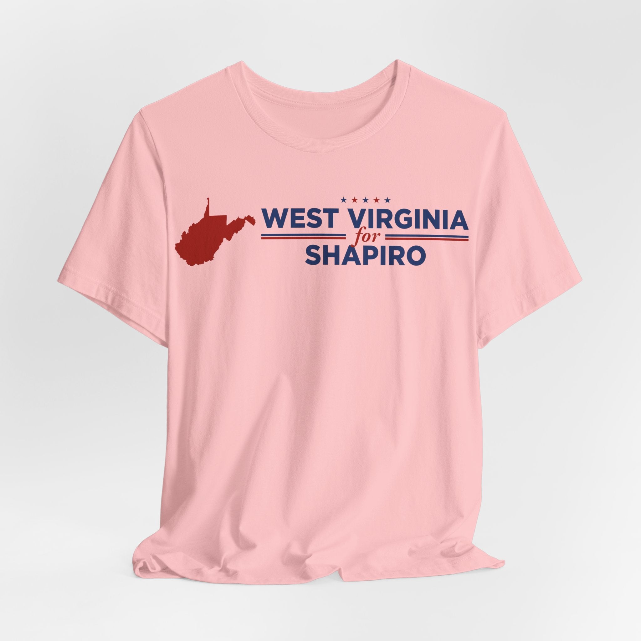 West Virginia for Josh Shapiro for President Campaign T-Shirt 2028