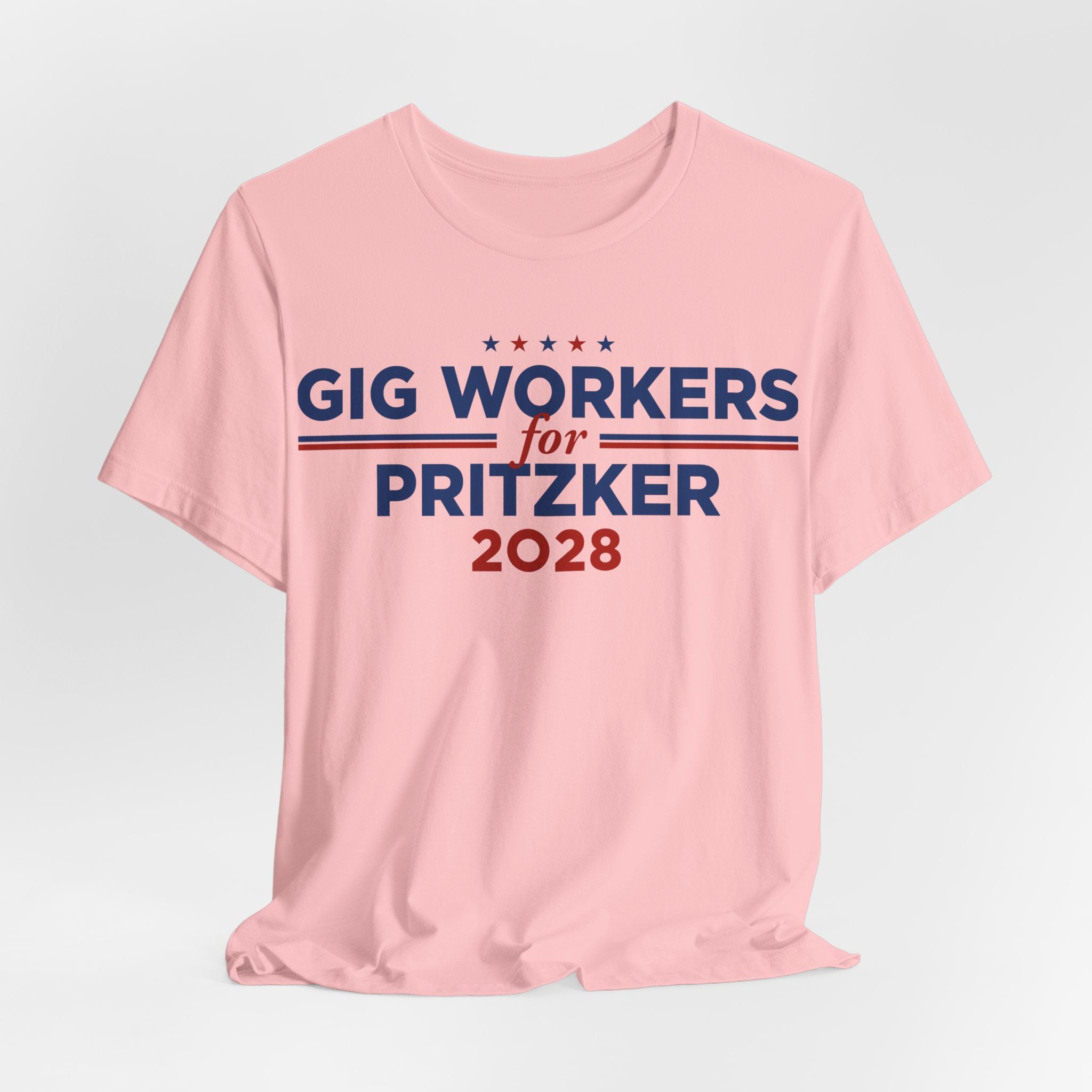 Gig Workers for J.B. Pritzker for President Campaign T-Shirt 2028