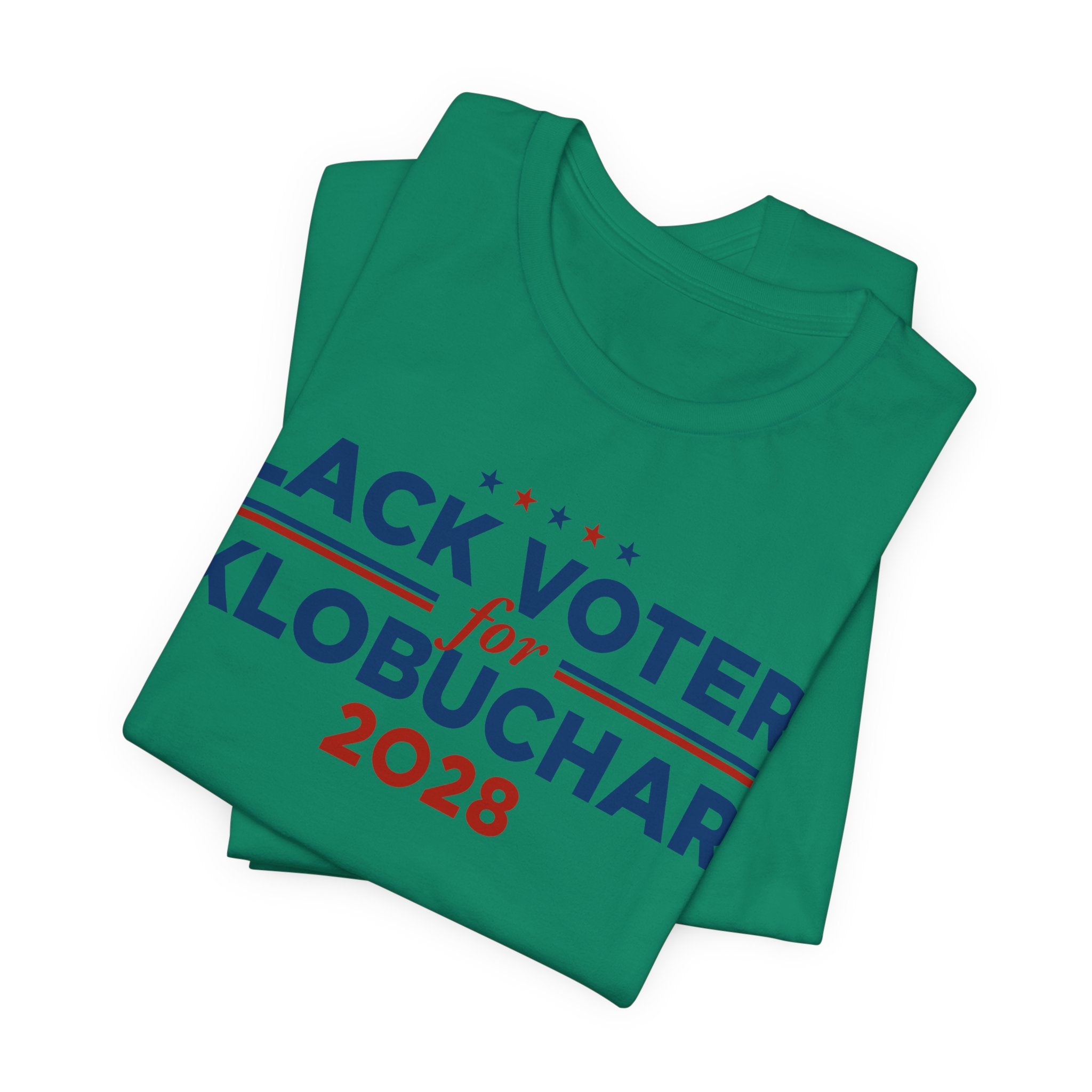 Black Voters for Amy Klobuchar Campaign T-Shirt for President 2028