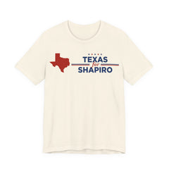 Texas for Josh Shapiro for President Campaign T-Shirt 2028