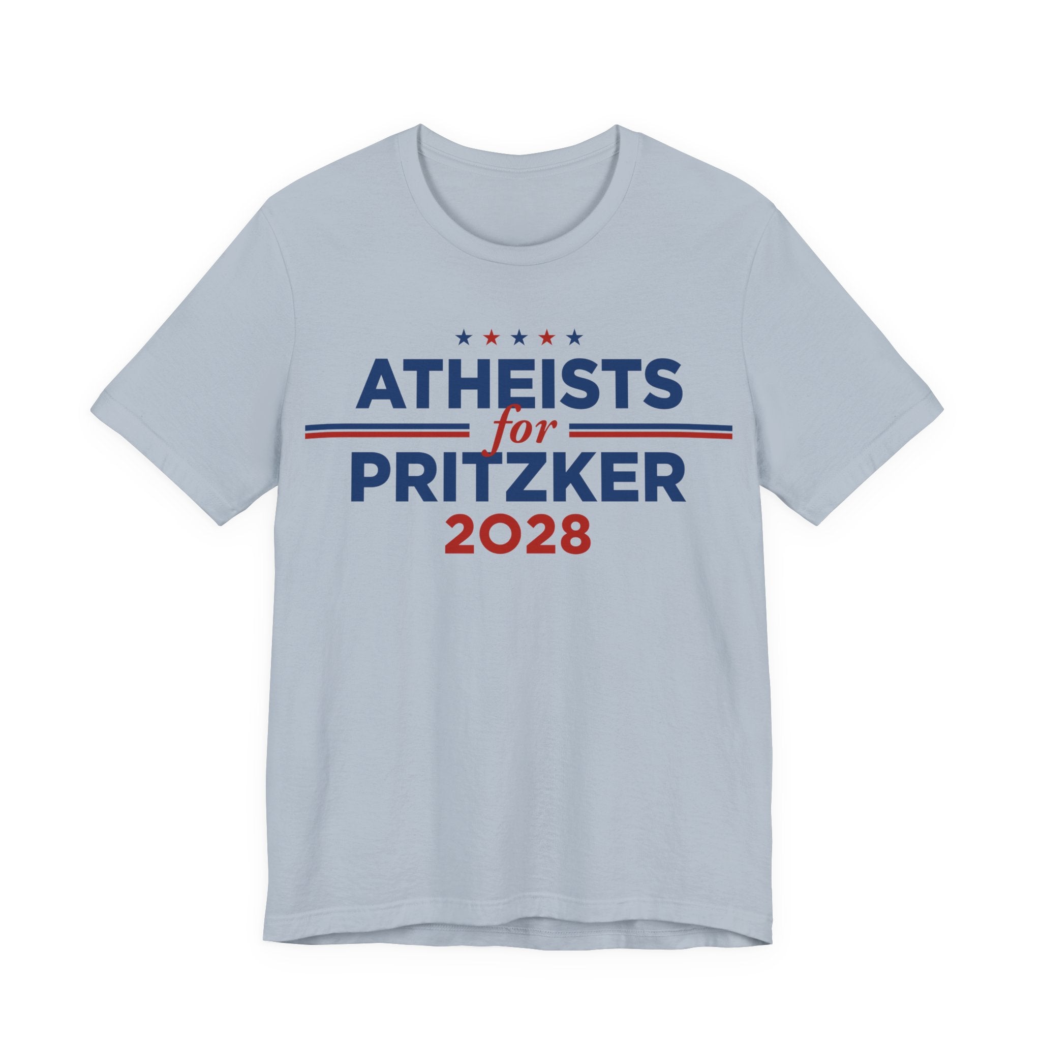 Atheists for J.B. Pritzker for President Campaign T-Shirt 2028