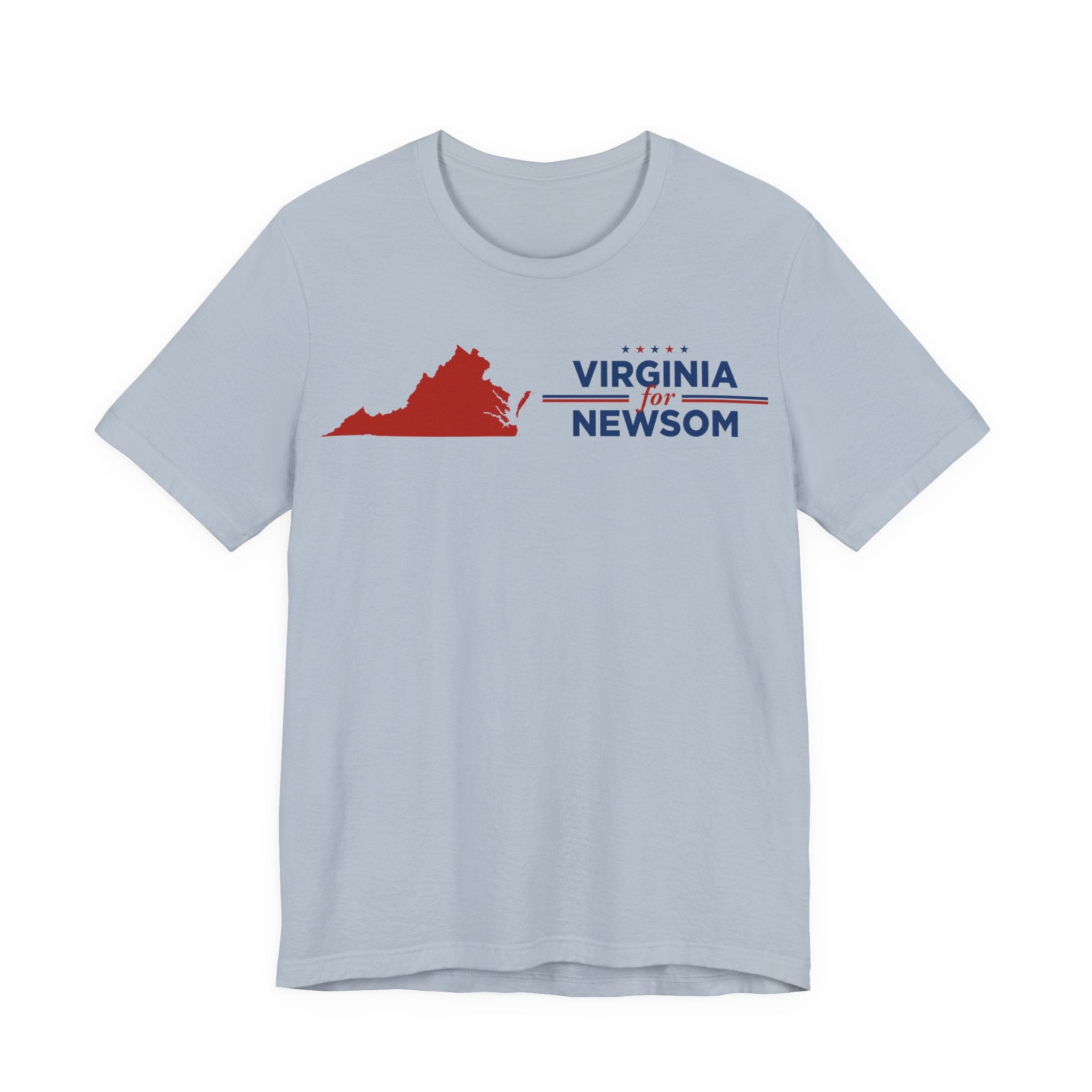 Virginia for Gavin Newsom for President Campaign T-Shirt 2028