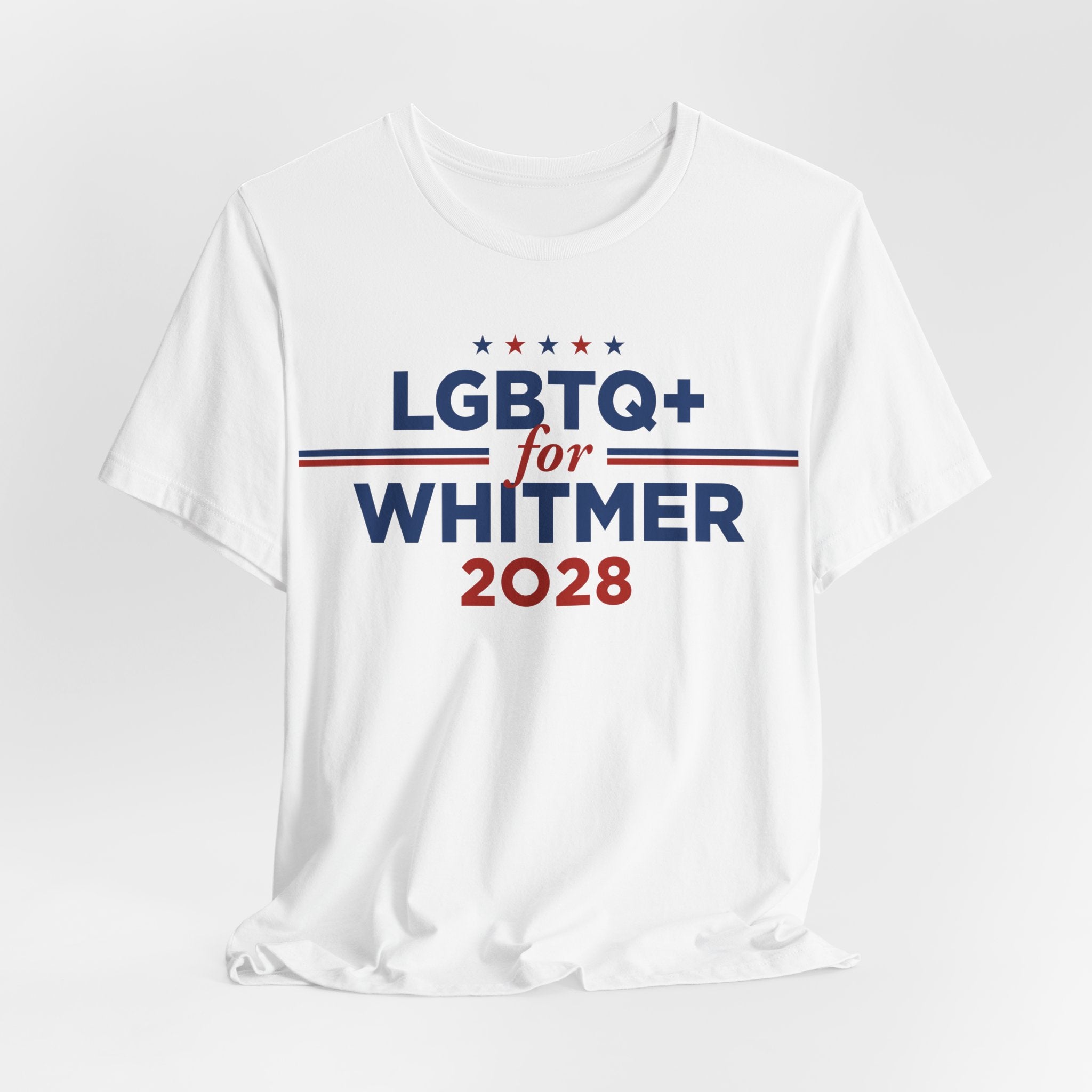 LGBTQ+ for Gretchen Whitmer for President Campaign T-Shirt 2028