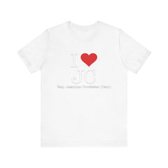 I Love Jasmine Crockett - Witty Brilliant Congresswoman - House of Representatives for Texas Unisex Jersey Short Sleeve T-Shirt
