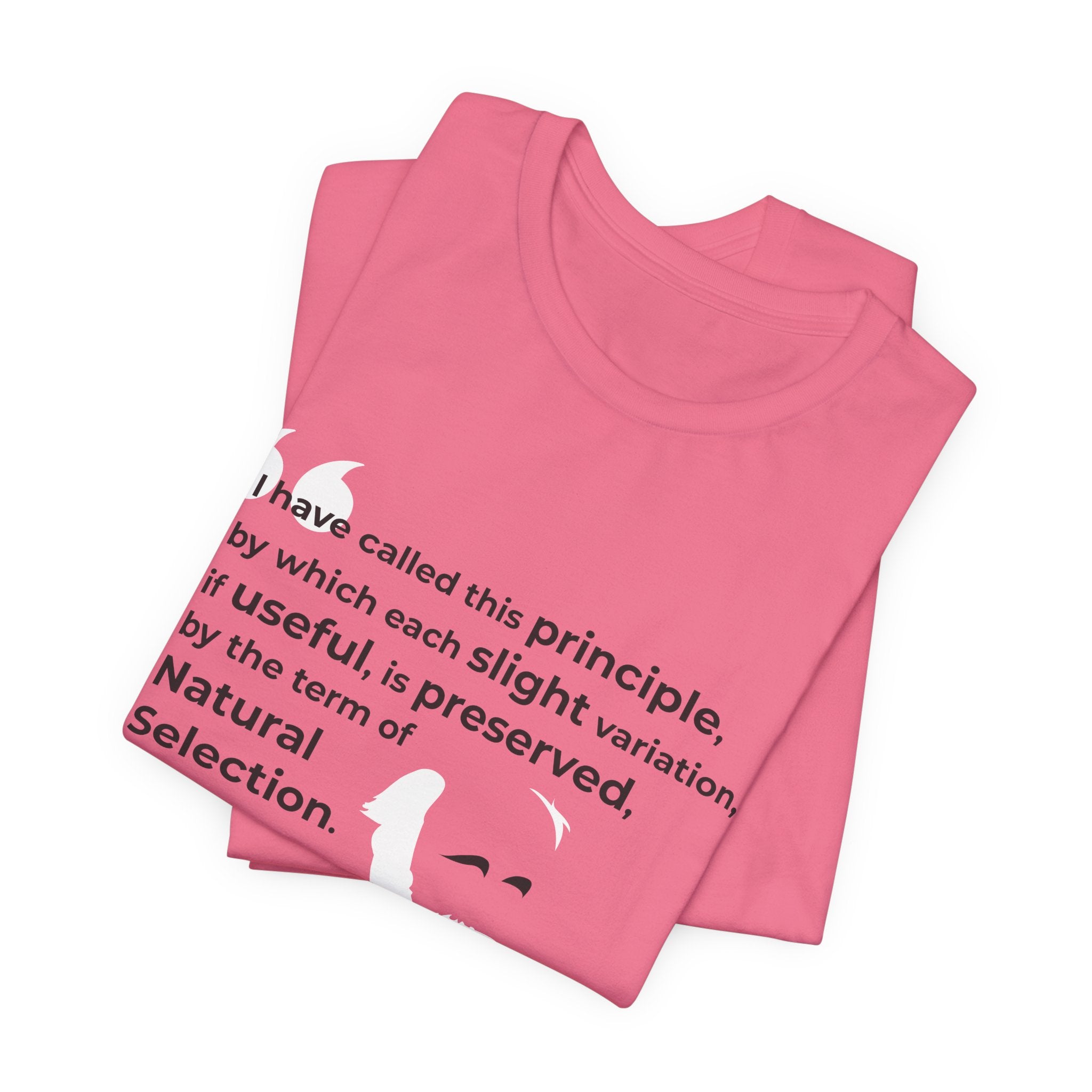 Charles Darwin Natural Selection Unisex Jersey Short Sleeve T-Shirt - Science Enthusiast