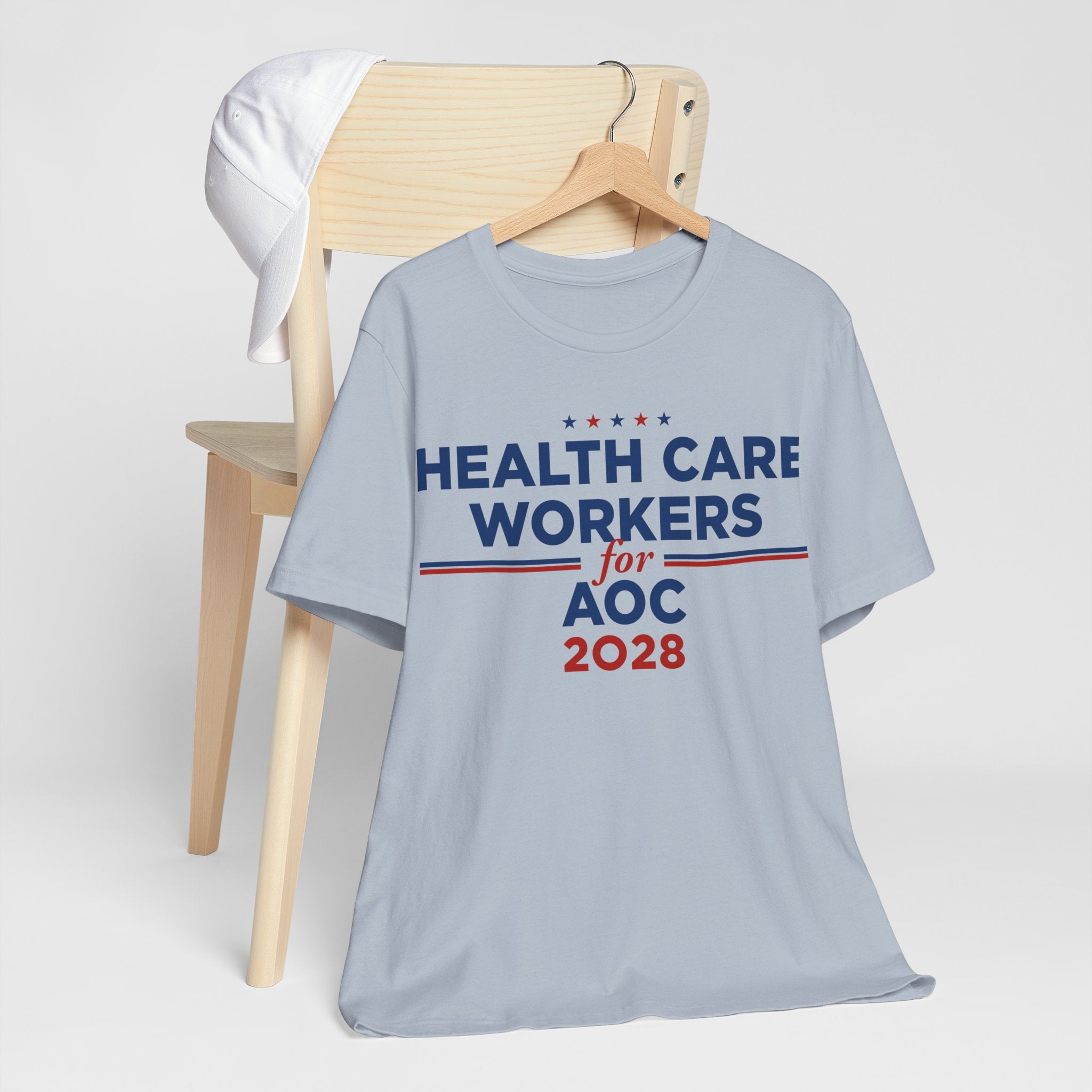Health Care Workers for AOC for President Campaign T-Shirt 2028