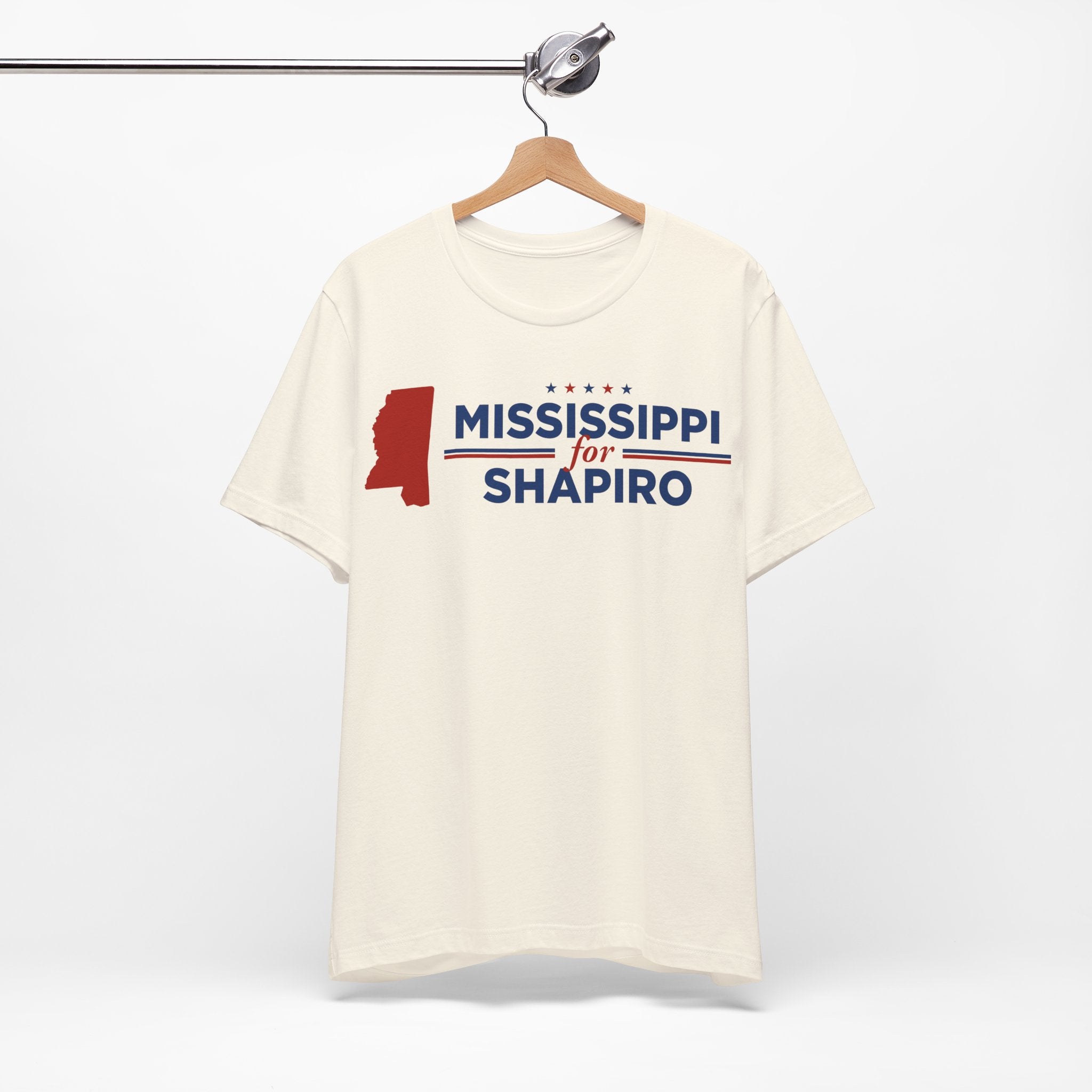 Mississippi for Josh Shapiro for President Campaign T-Shirt 2028