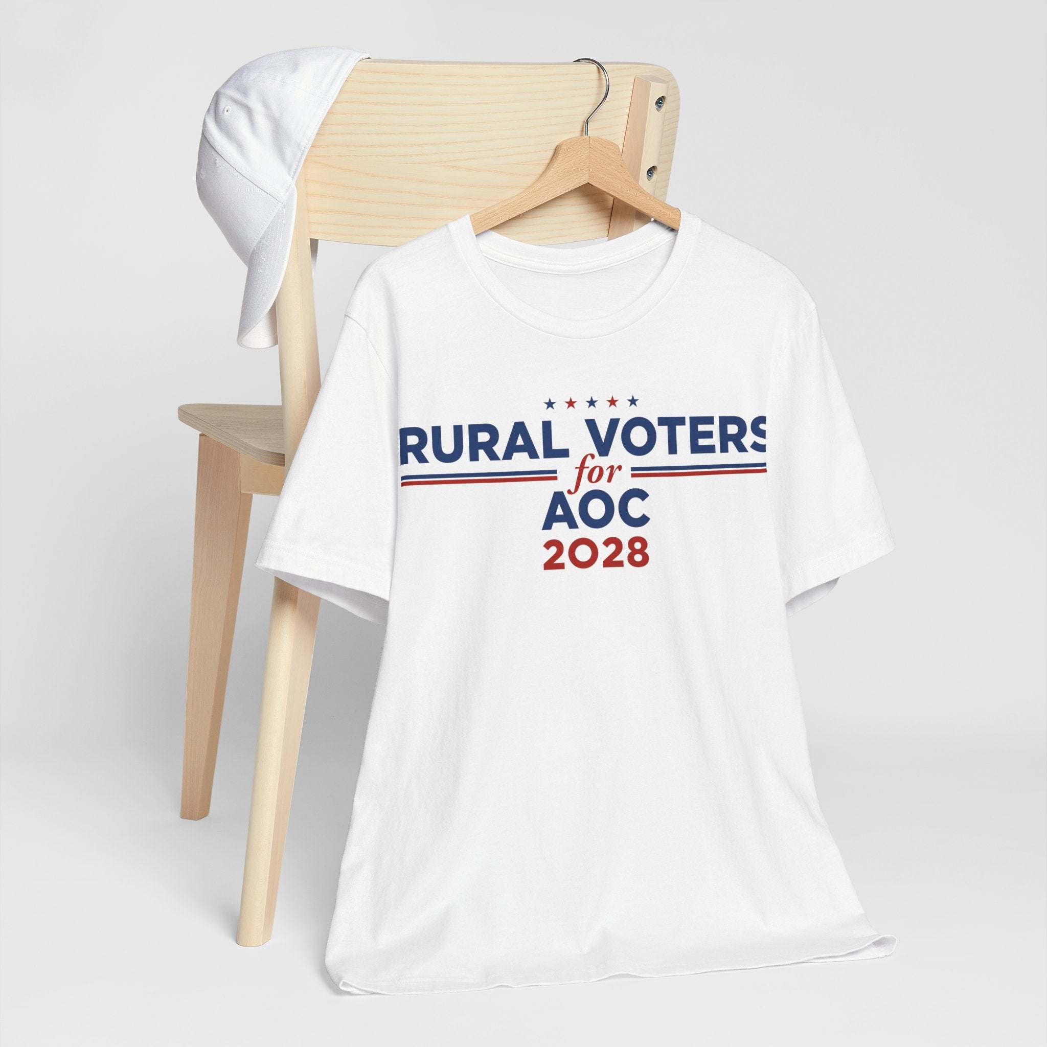 Rural Voters for AOC for President Campaign T-Shirt 2028