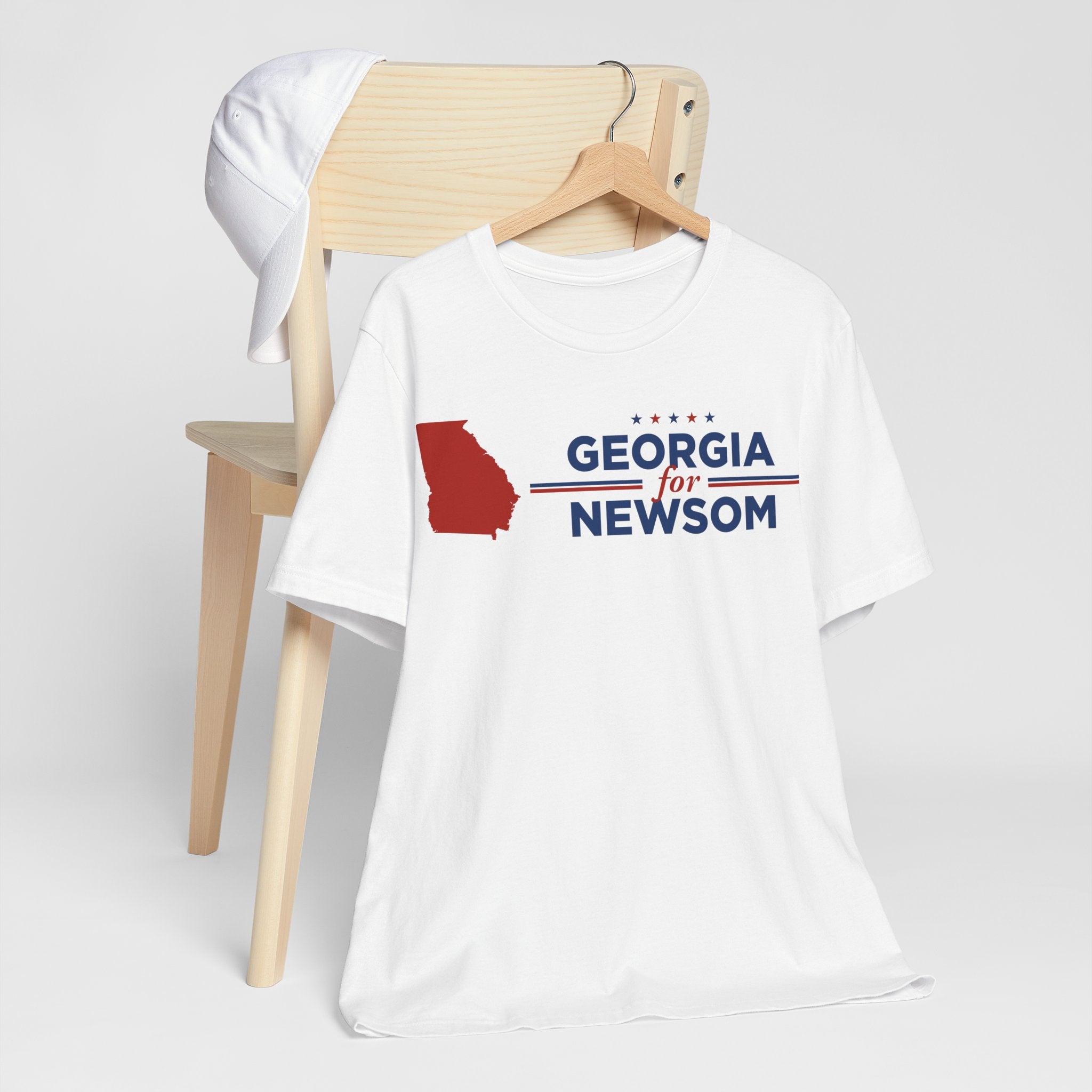 Georgia for Gavin Newsom for President Campaign T-Shirt 2028