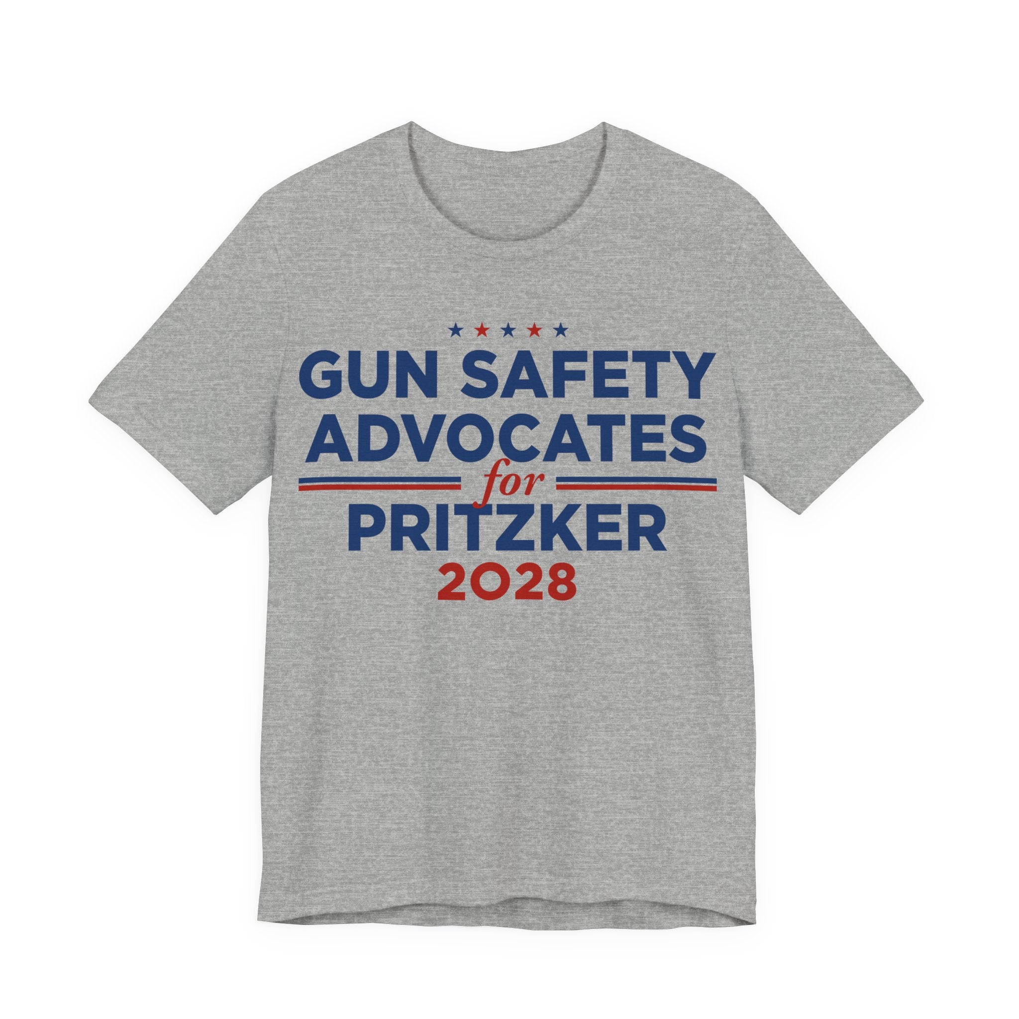 Gun Safety Advocates for J.B. Pritzker for President Campaign T-Shirt 2028