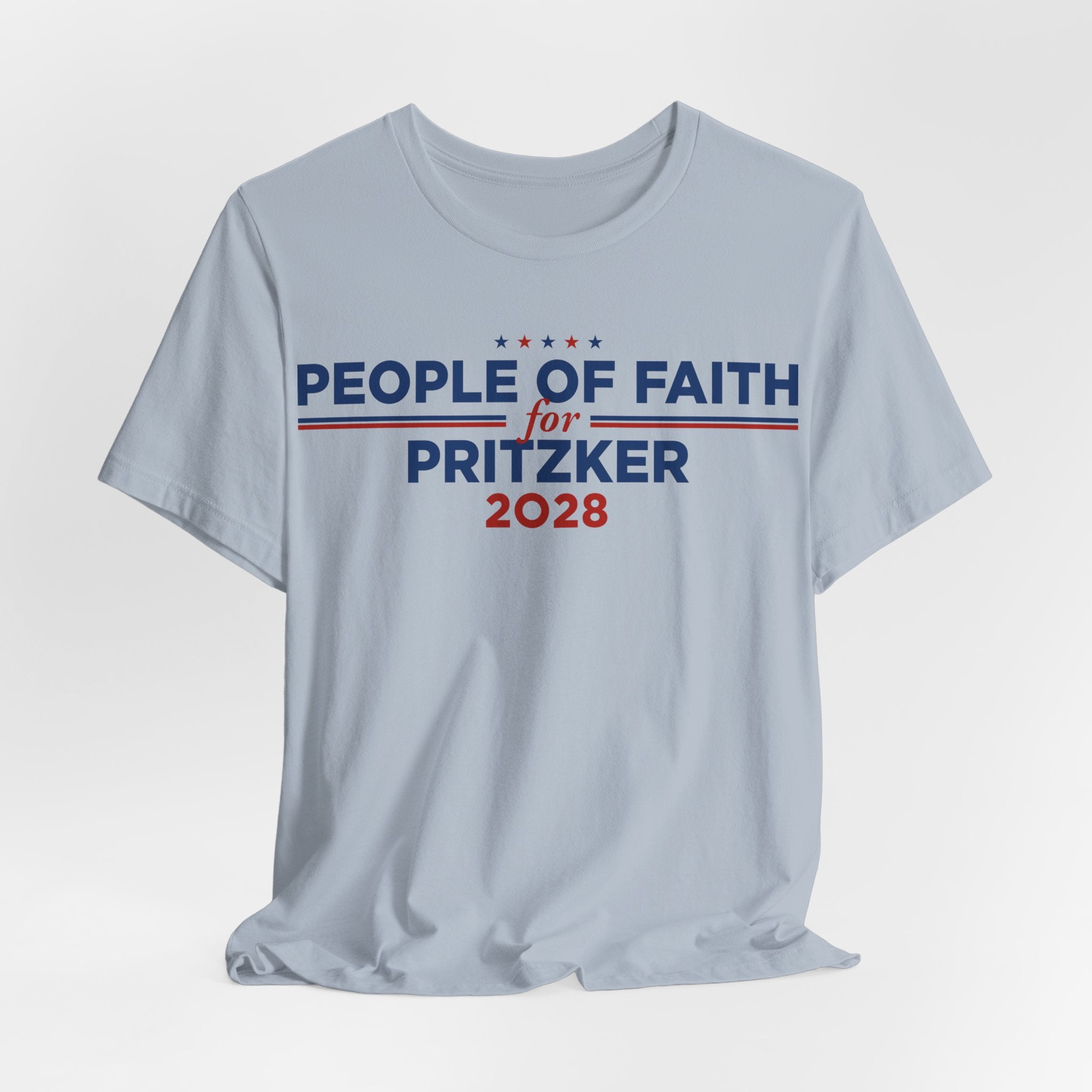 People of Faith for J.B. Pritzker for President Campaign T-Shirt 2028