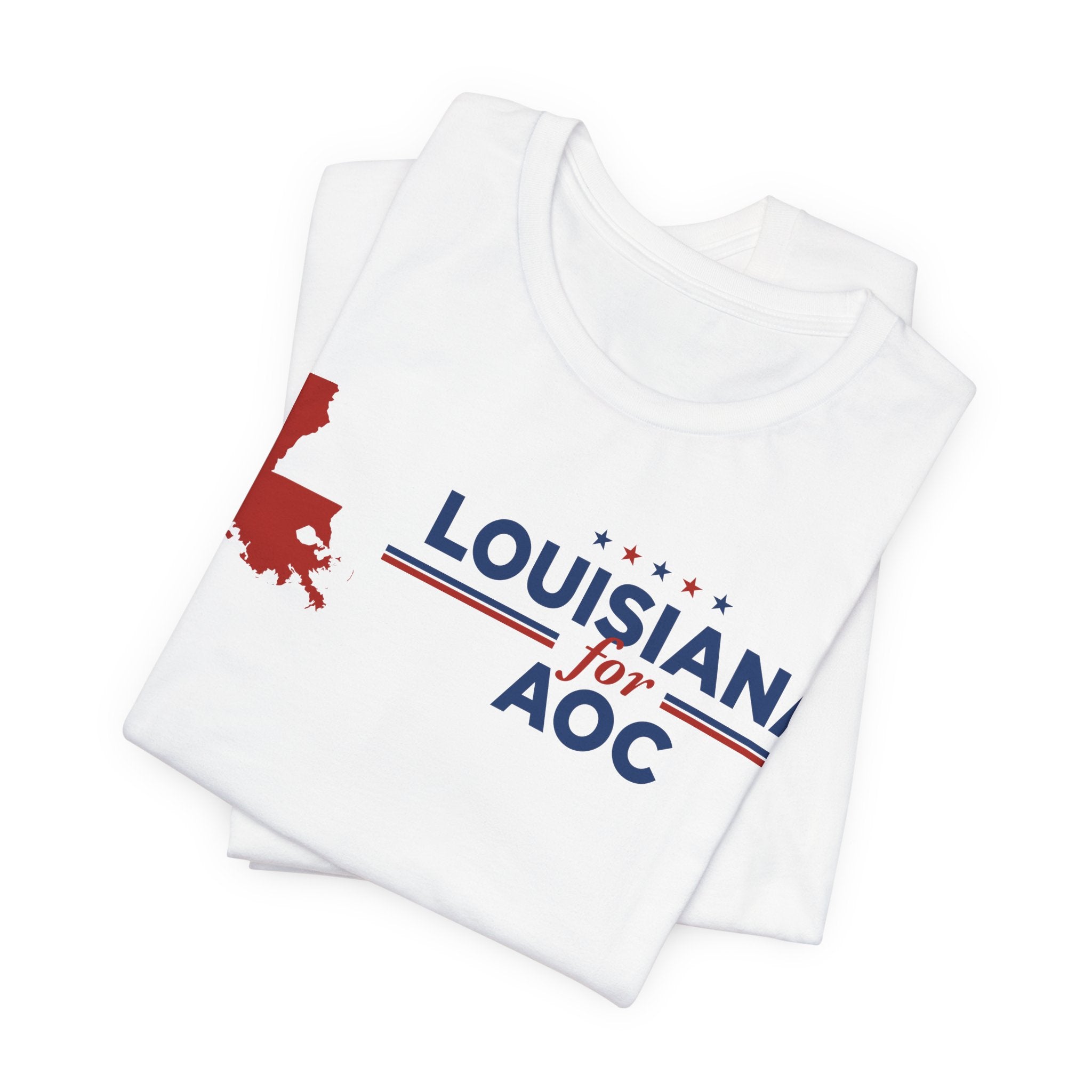 Louisiana for AOC for President Campaign T-Shirt 2028