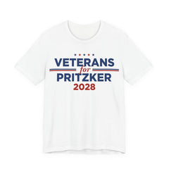 Veterans for J.B. Pritzker for President Campaign T-Shirt 2028