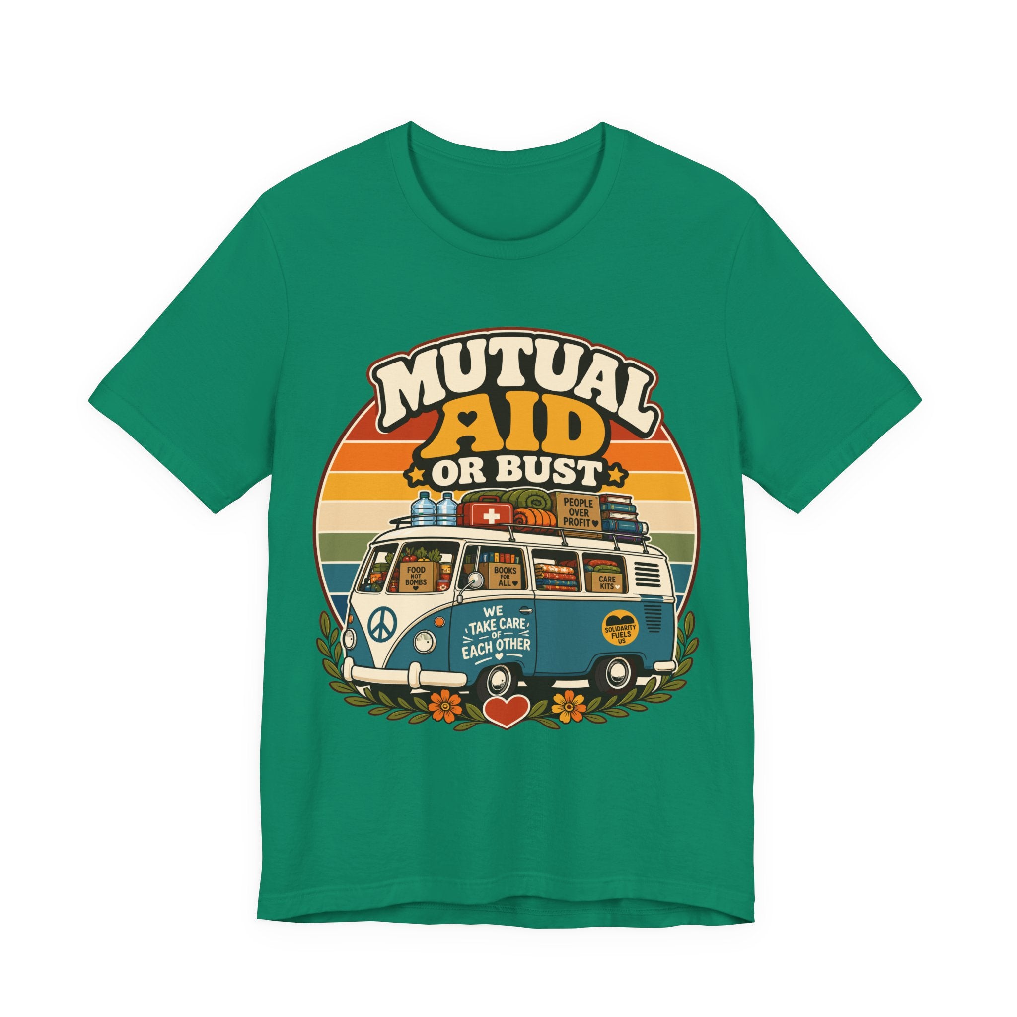 Community Care Caravan T-Shirt | Mutual Aid Progressive Graphic Tee