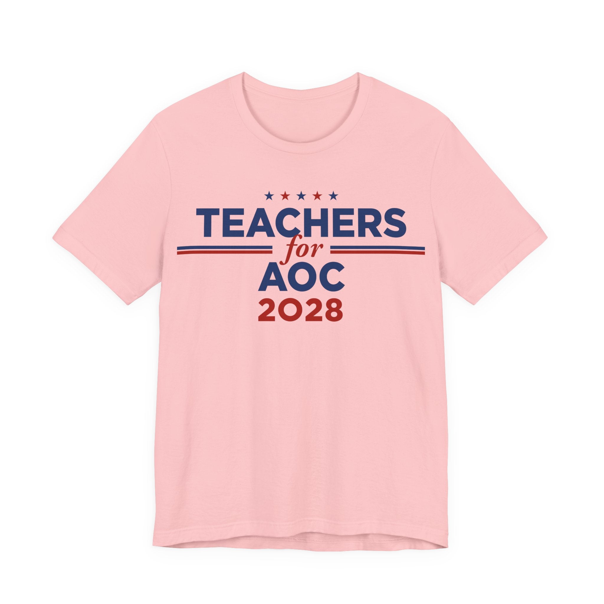 Teachers for AOC for President Campaign T-Shirt 2028