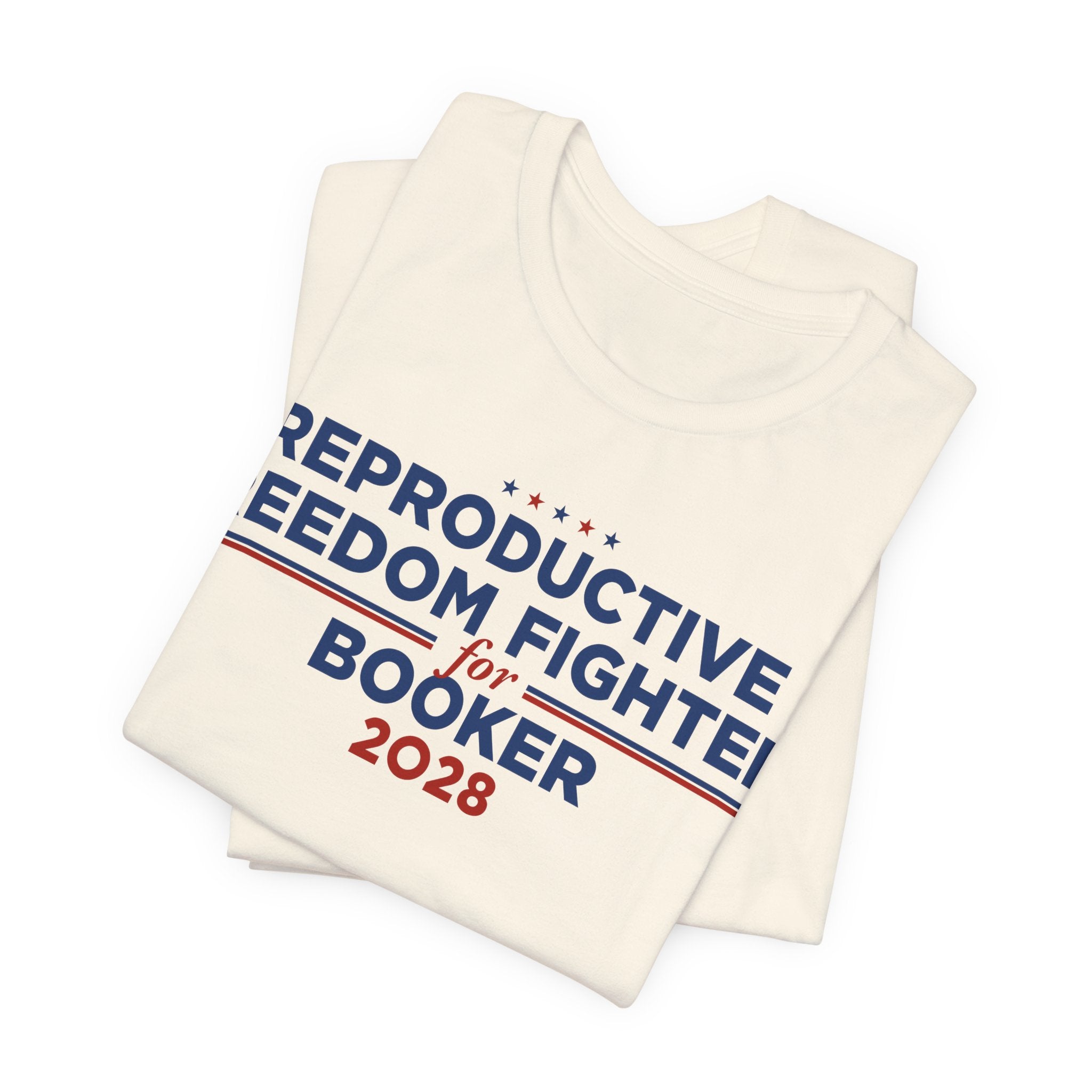 Reproductive Freedom Fighters for Cory Booker for President Campaign T-Shirt 2028