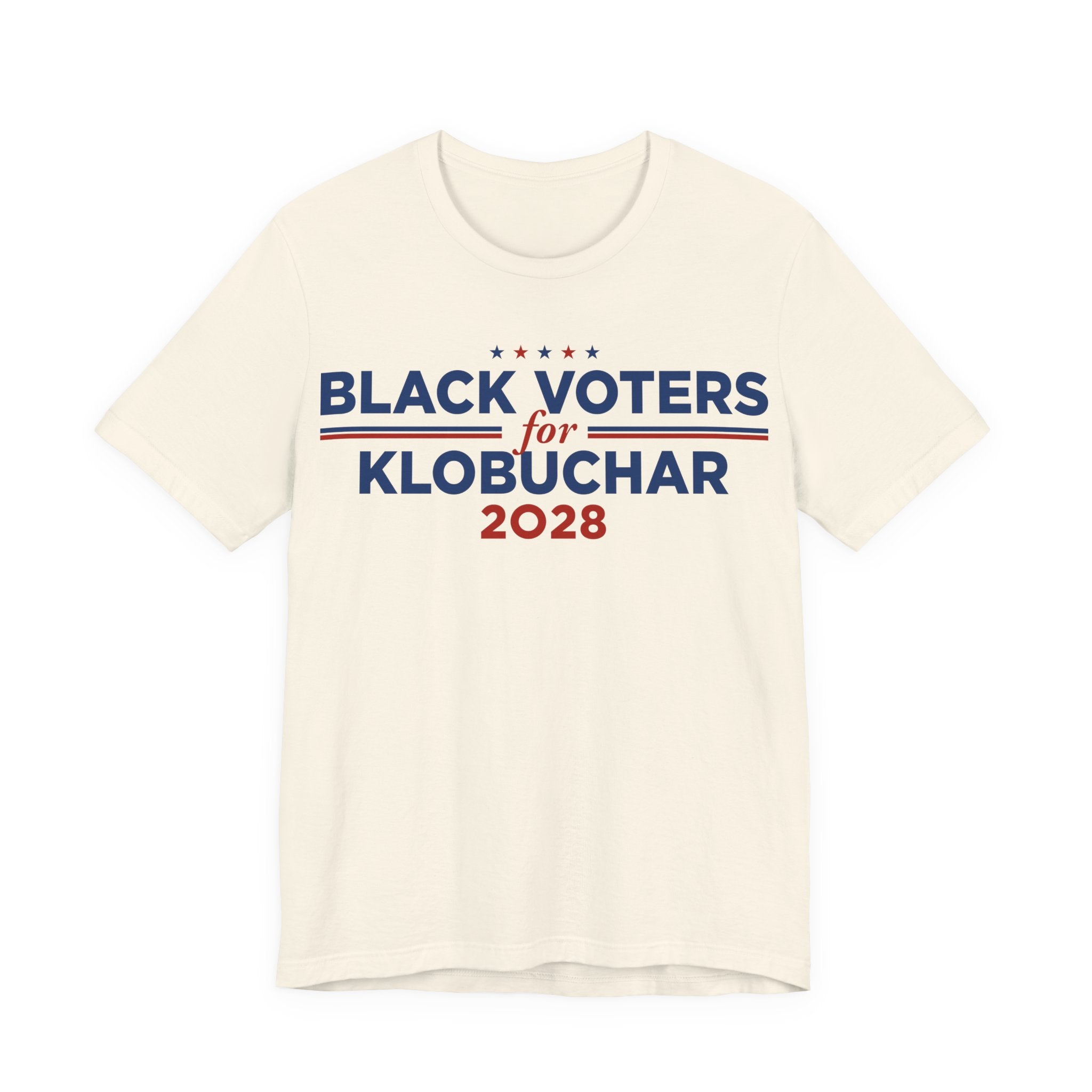 Black Voters for Amy Klobuchar Campaign T-Shirt for President 2028