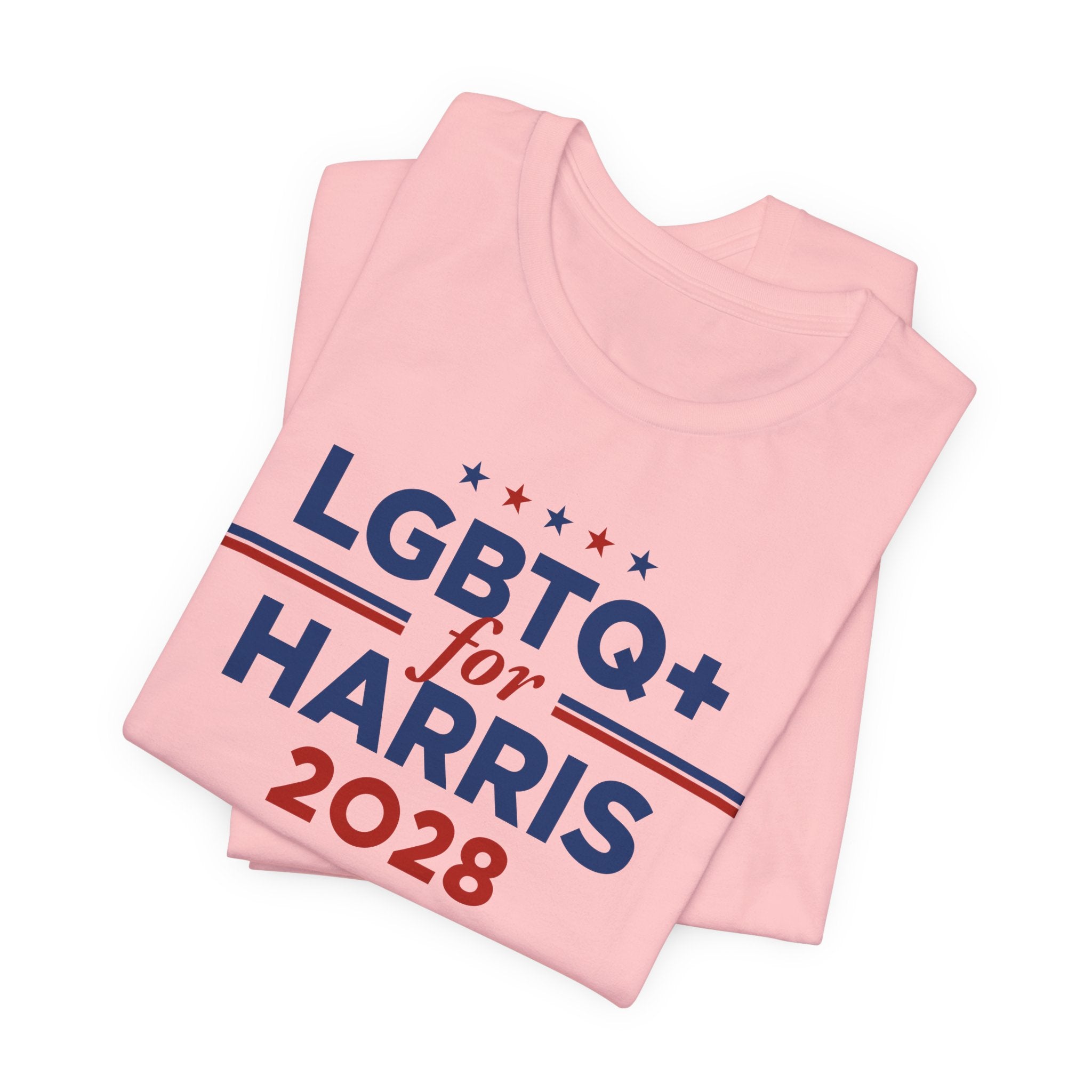 LGBTQ+ for Kamala Harris for President Campaign T-Shirt 2028