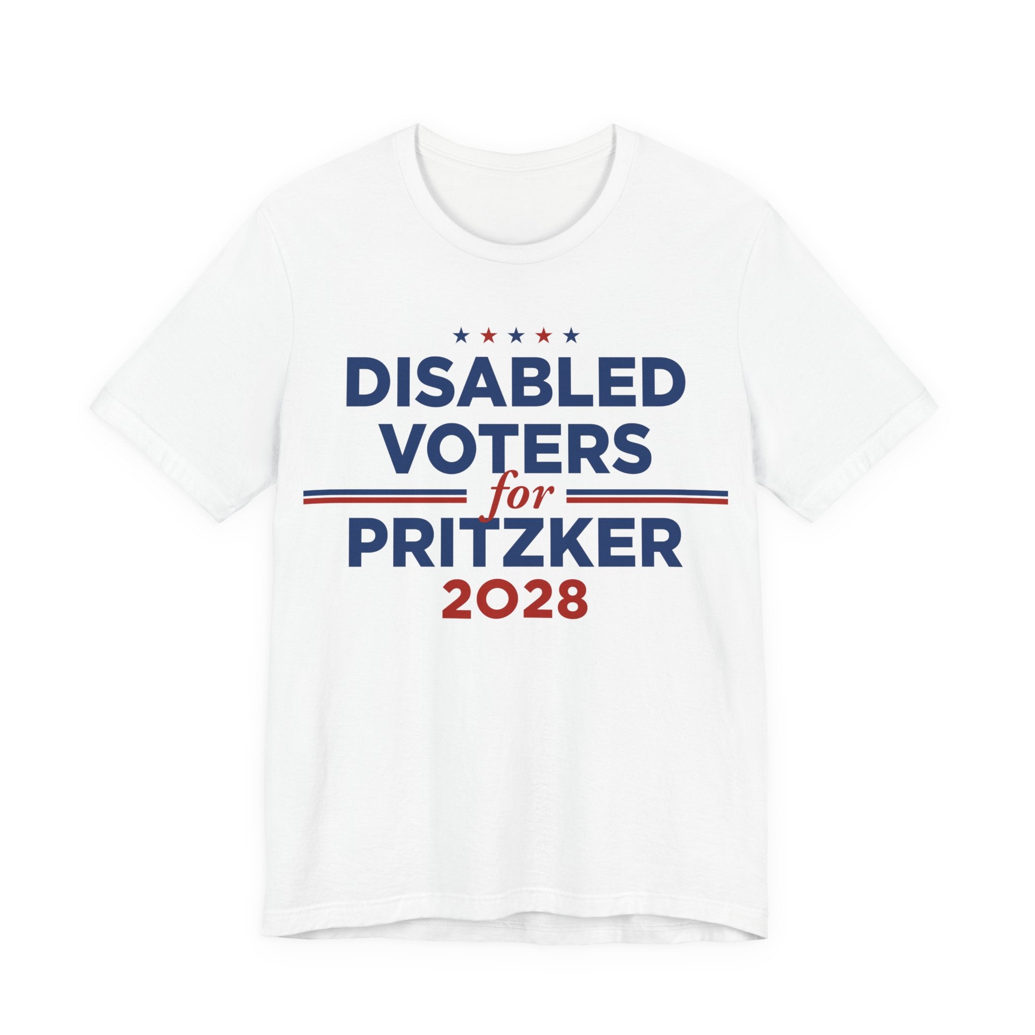 Disabled Voters for J.B. Pritzker for President Campaign T-Shirt 2028