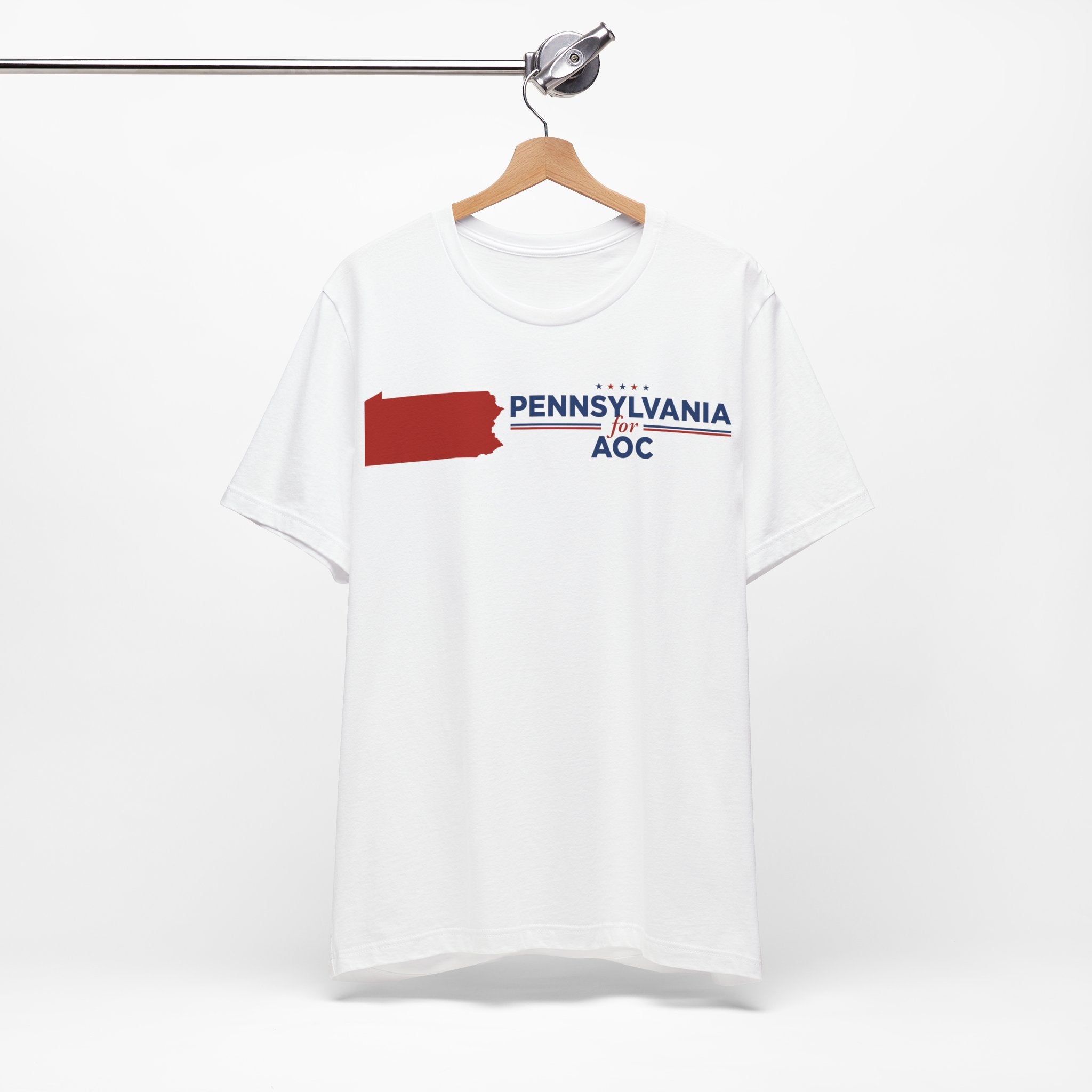 Pennsylvania for AOC for President Campaign T-Shirt 2028