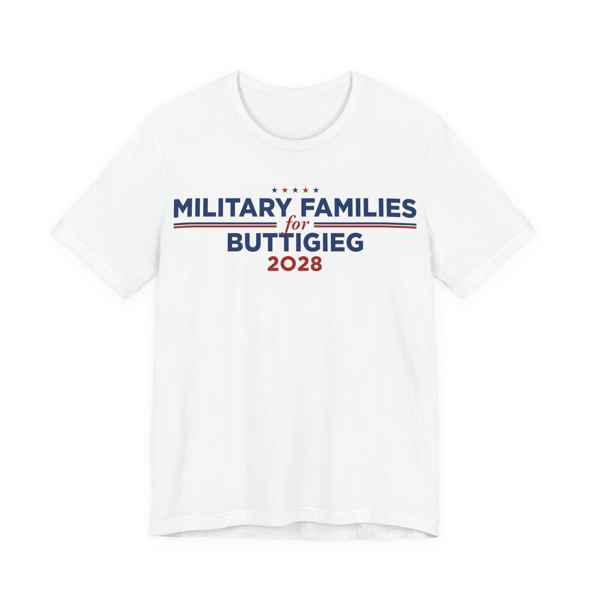 Military Families for Pete Buttigieg for President Campaign T-Shirt 2028