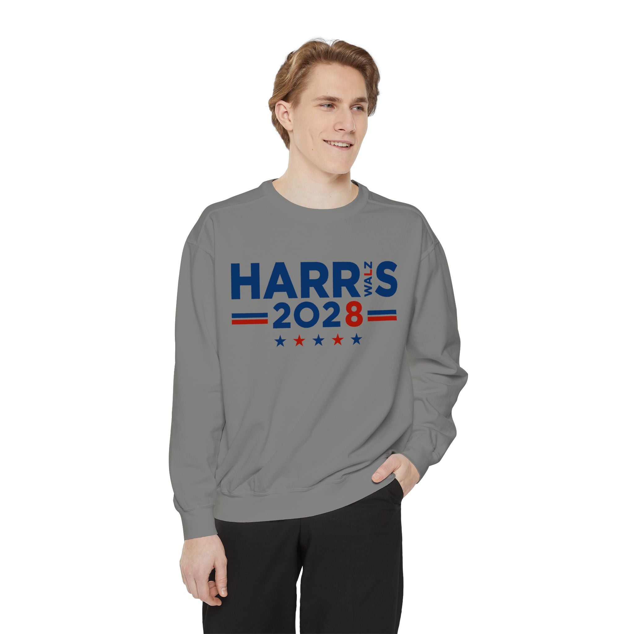 Premium Kamala Harris Tim Walz 2028 Sweatshirt — Presidential Campaign Crewneck