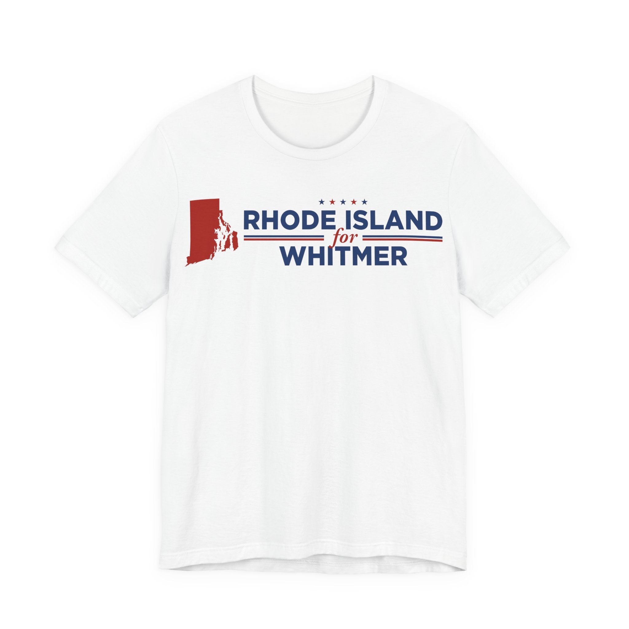 Rhode Island for Gretchen Whitmer for President Campaign T-Shirt 2028