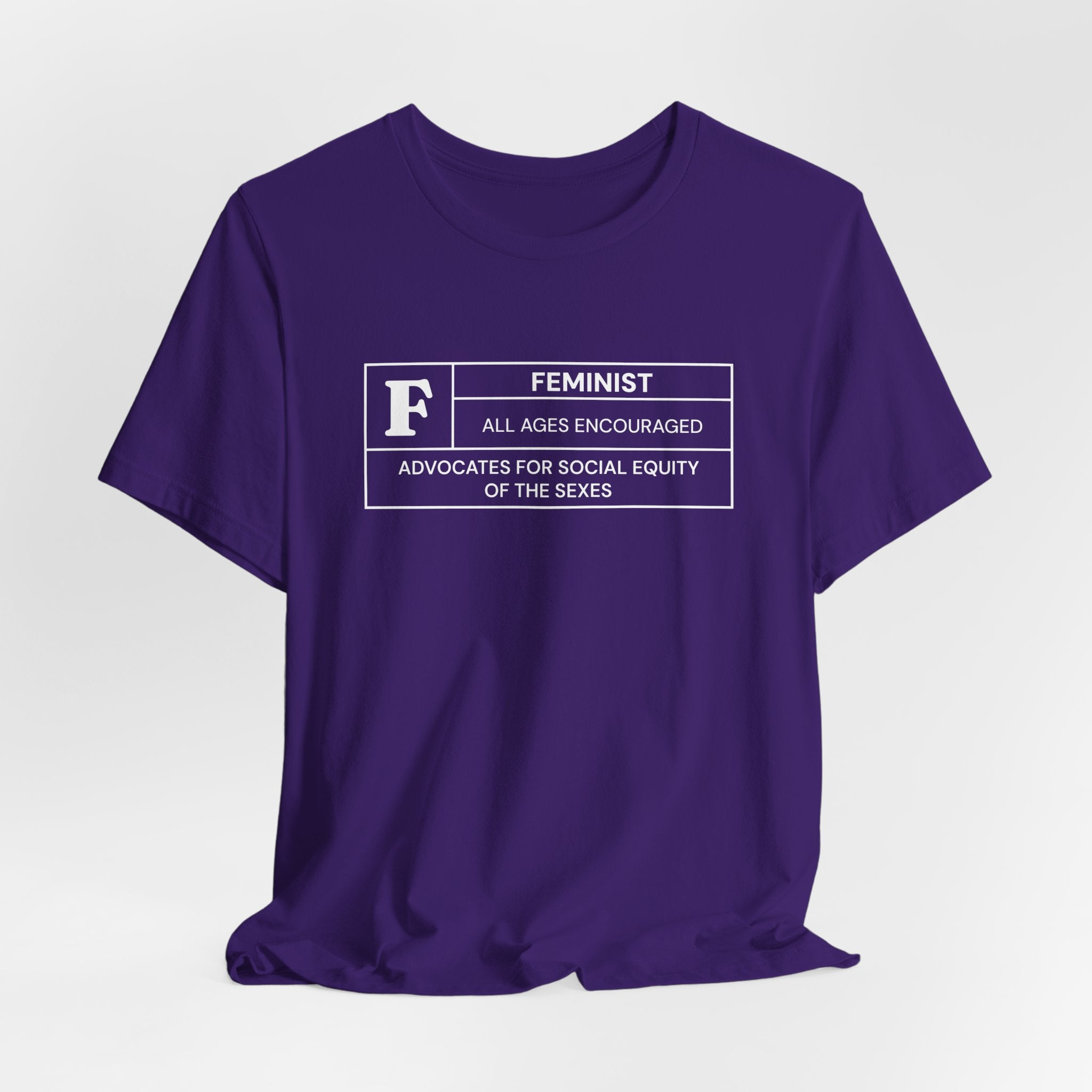 Funny Feminist Ratings Unisex Jersey Short Sleeve T-Shirt