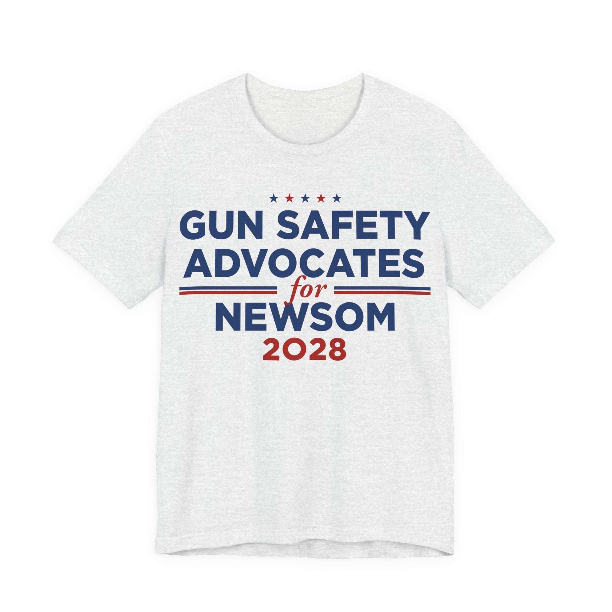 Gun Safety Advocates for Gavin Newsom for President Campaign T-Shirt 2028