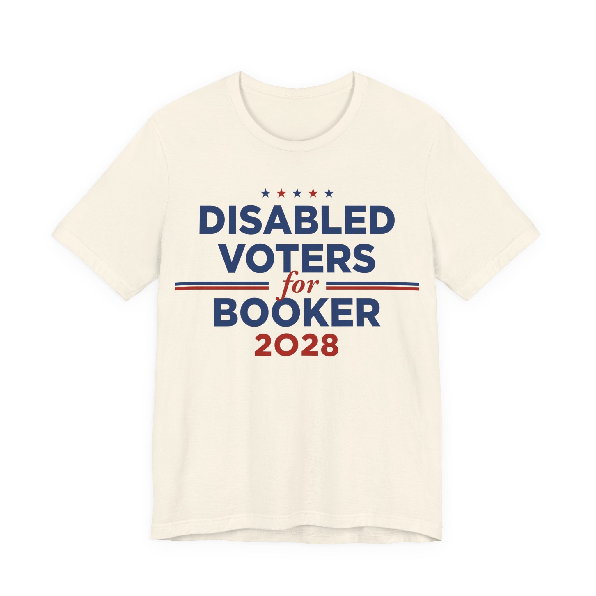 Disabled Voters for Cory Booker for President Campaign T-Shirt 2028