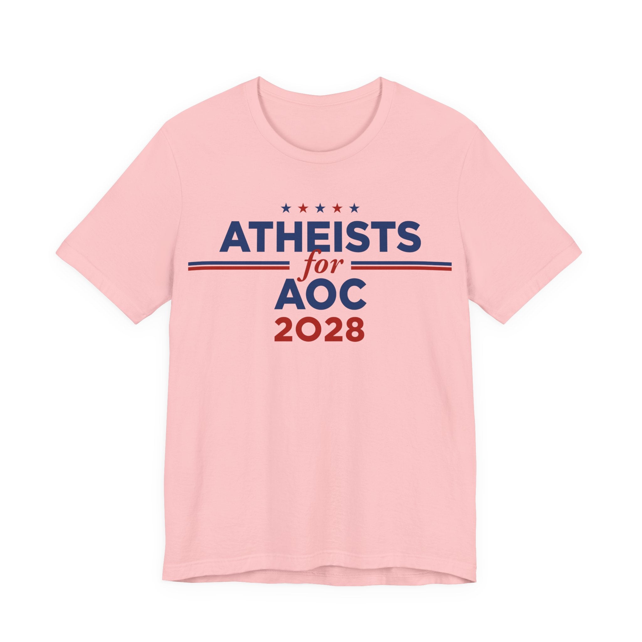 Atheists for AOC for President Campaign T-Shirt 2028