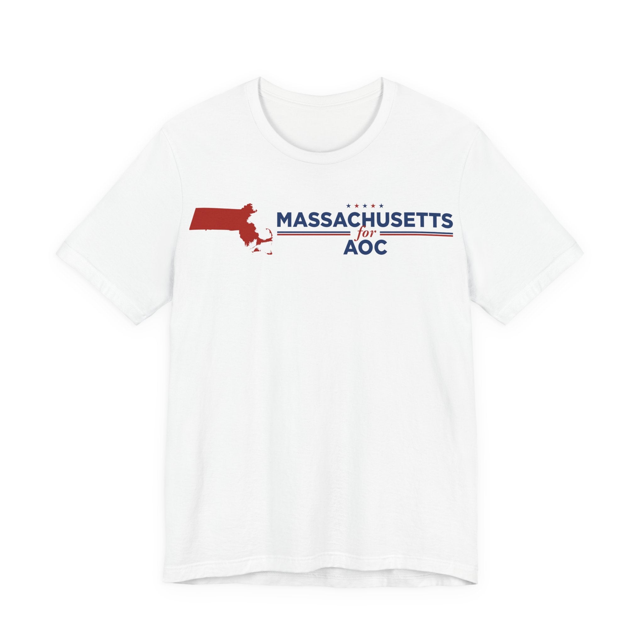 Massachusetts for AOC for President Campaign T-Shirt 2028