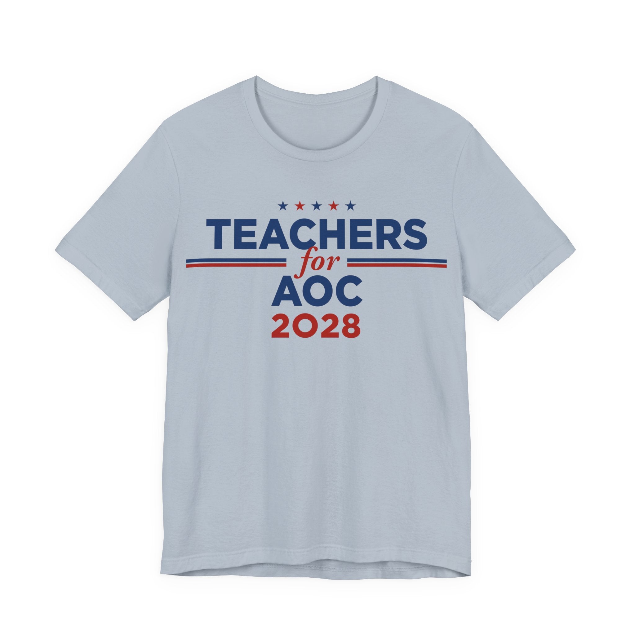 Teachers for AOC for President Campaign T-Shirt 2028