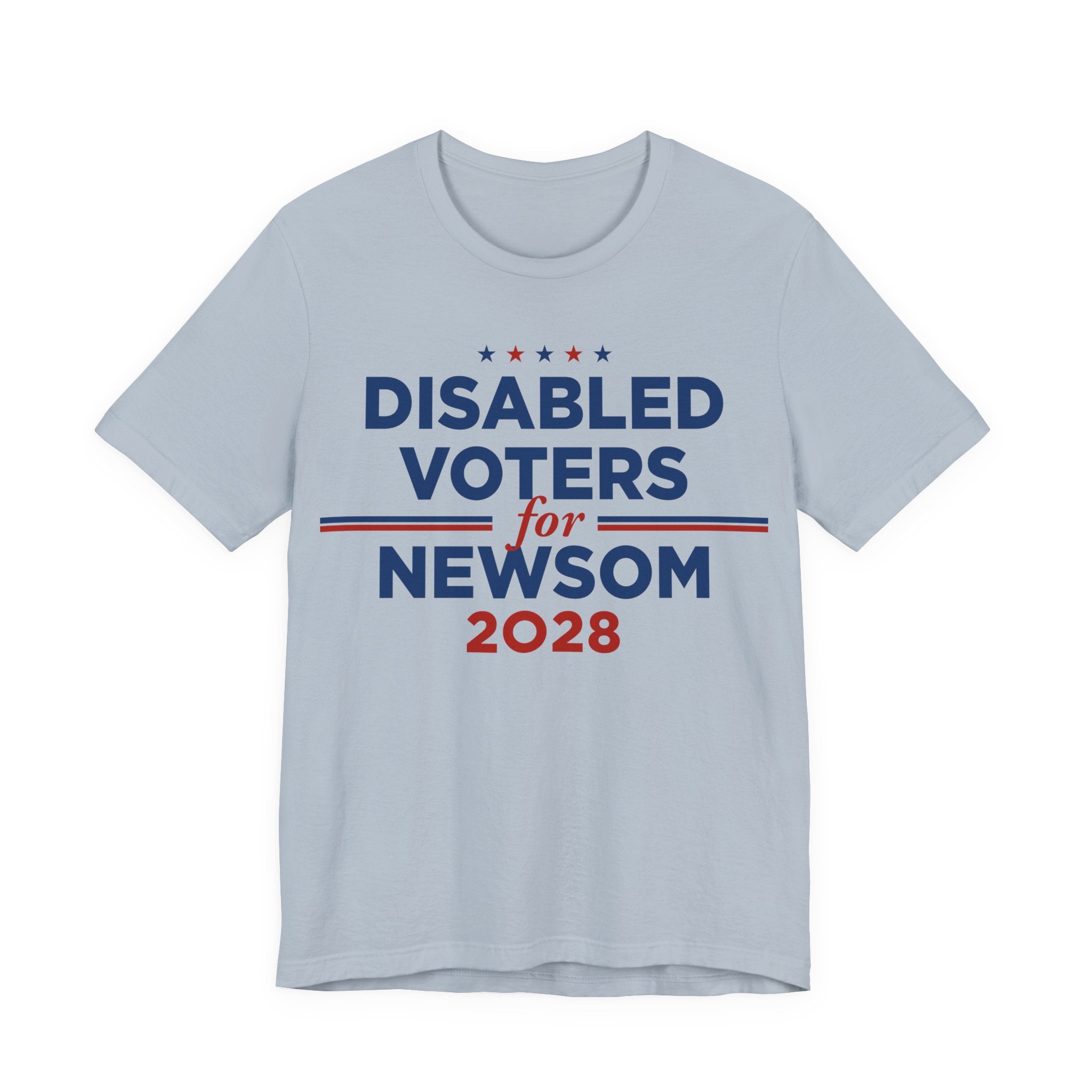 Disabled Voters for Gavin Newsom for President Campaign T-Shirt 2028