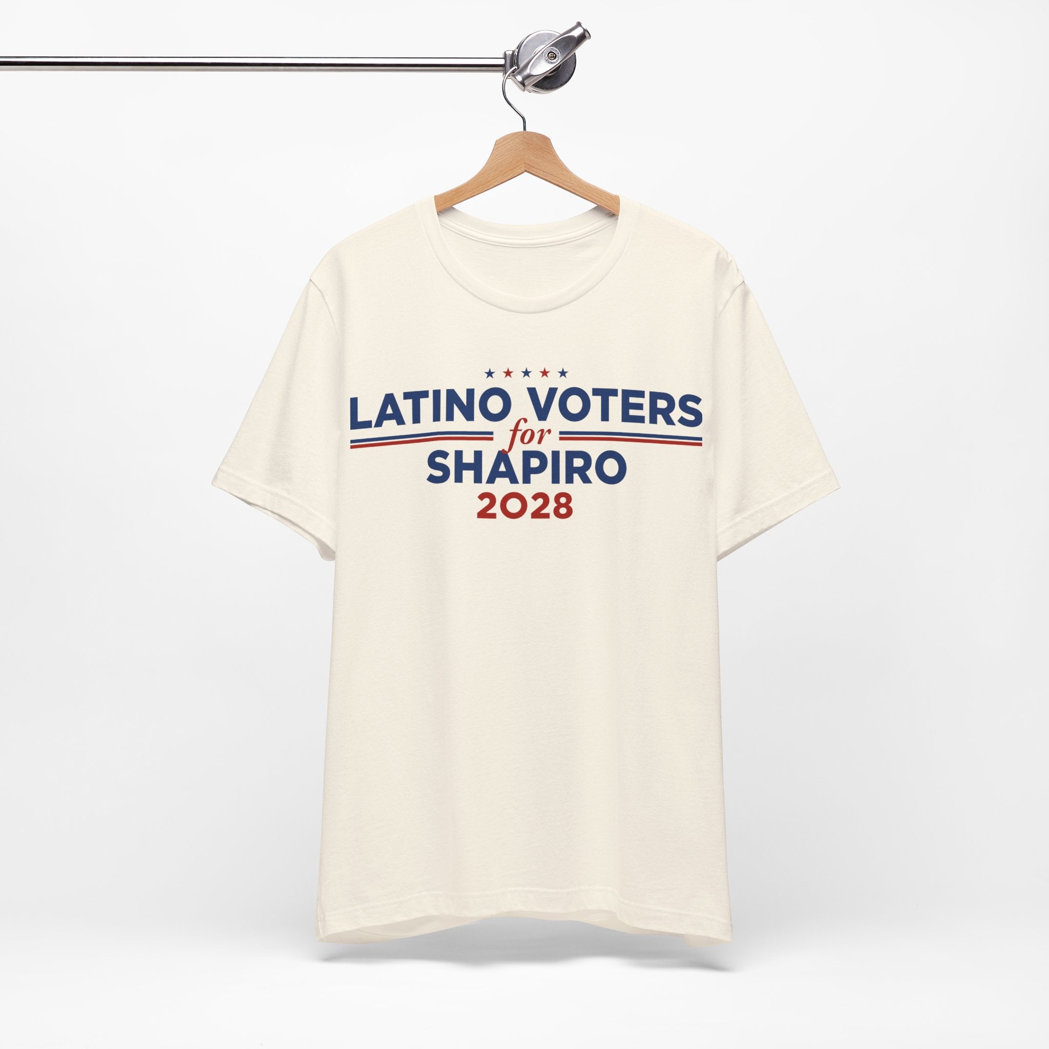 Latino Voters for Josh Shapiro for President Campaign T-Shirt 2028