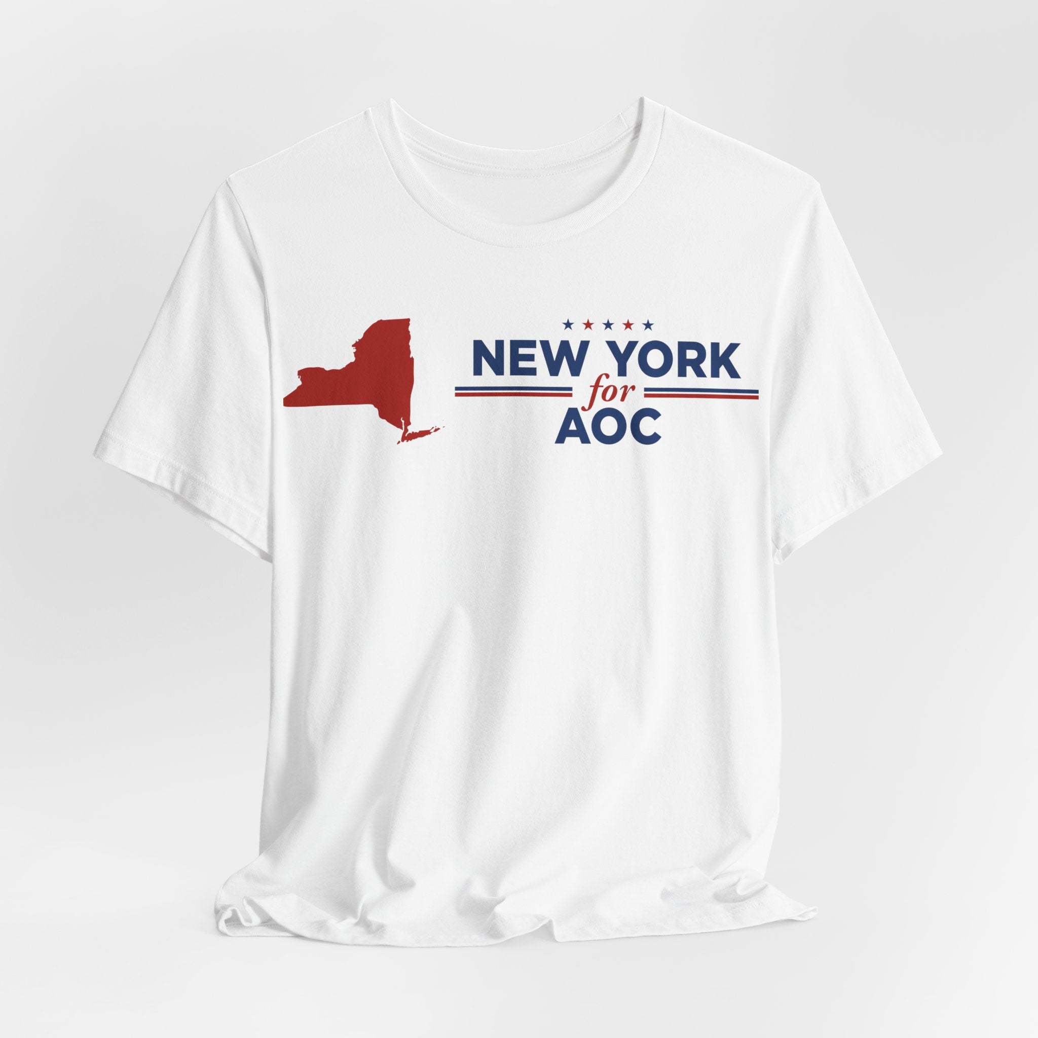 New York for AOC for President Campaign T-Shirt 2028