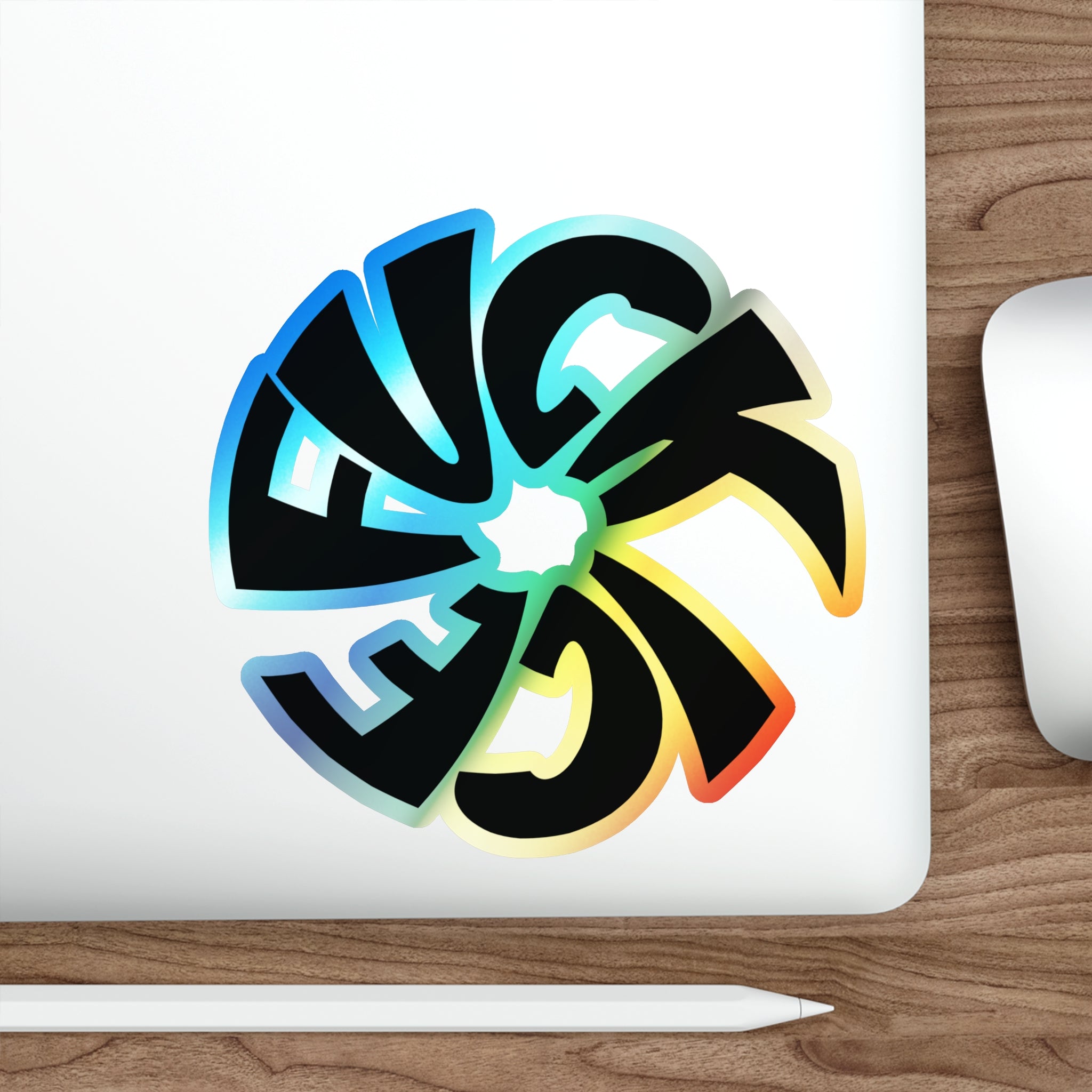 Holographic Fuck ICE Sticker
