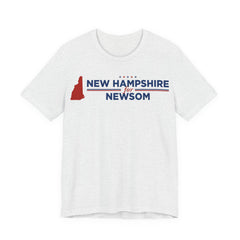 New Hampshire for Gavin Newsom for President Campaign T-Shirt 2028