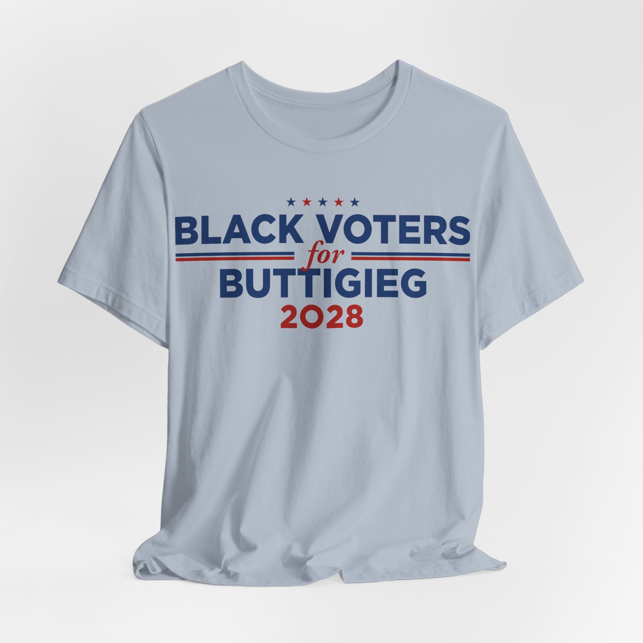 Black Voters for Pete Buttigieg Campaign T-Shirt for President 2028