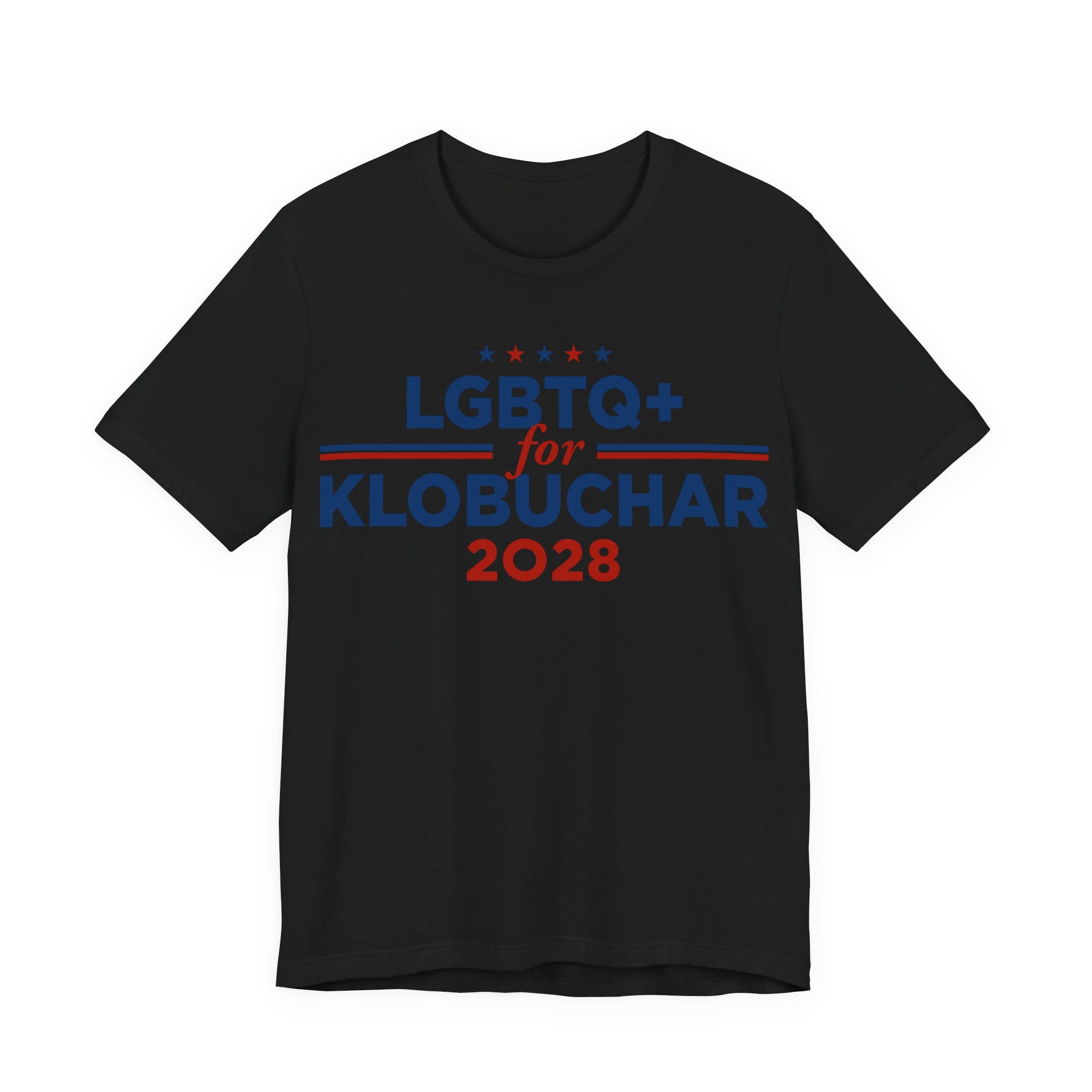 LGBTQ+ for Amy Klobuchar for President Campaign T-Shirt 2028