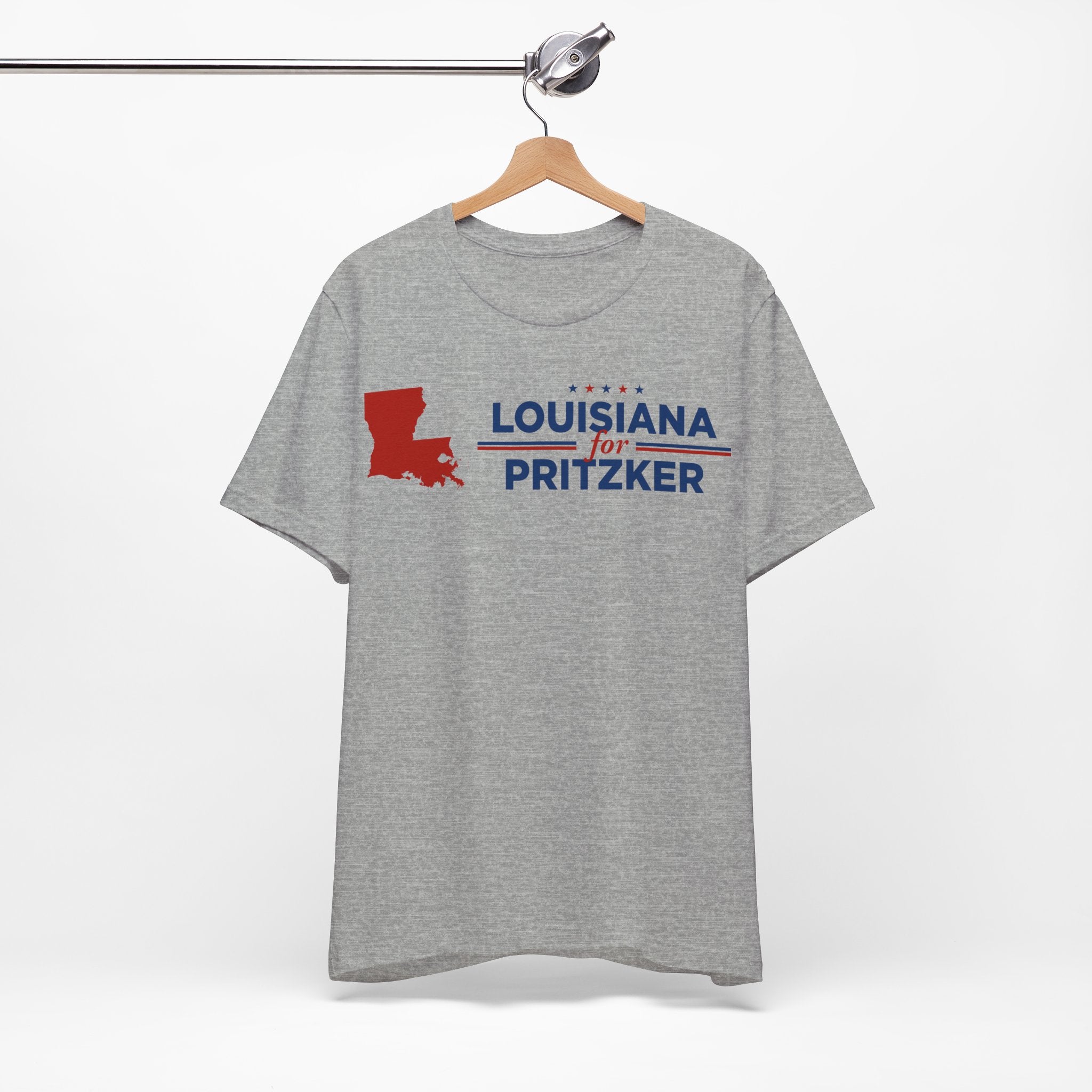 Louisiana for J.B. Pritzker for President Campaign T-Shirt 2028