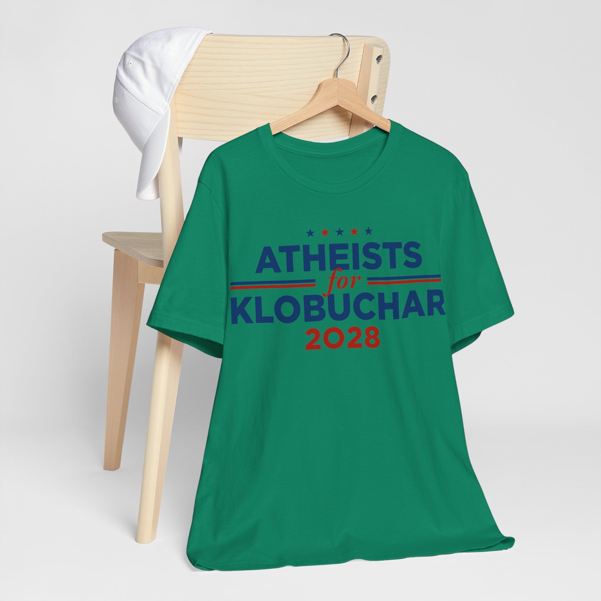 Atheists for Amy Klobuchar for President Campaign T-Shirt 2028