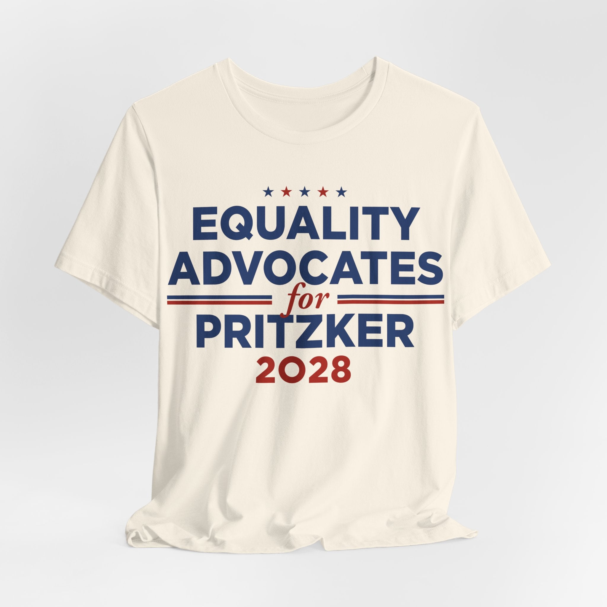 Equality Advocates for J.B. Pritzker for President Campaign T-Shirt 2028
