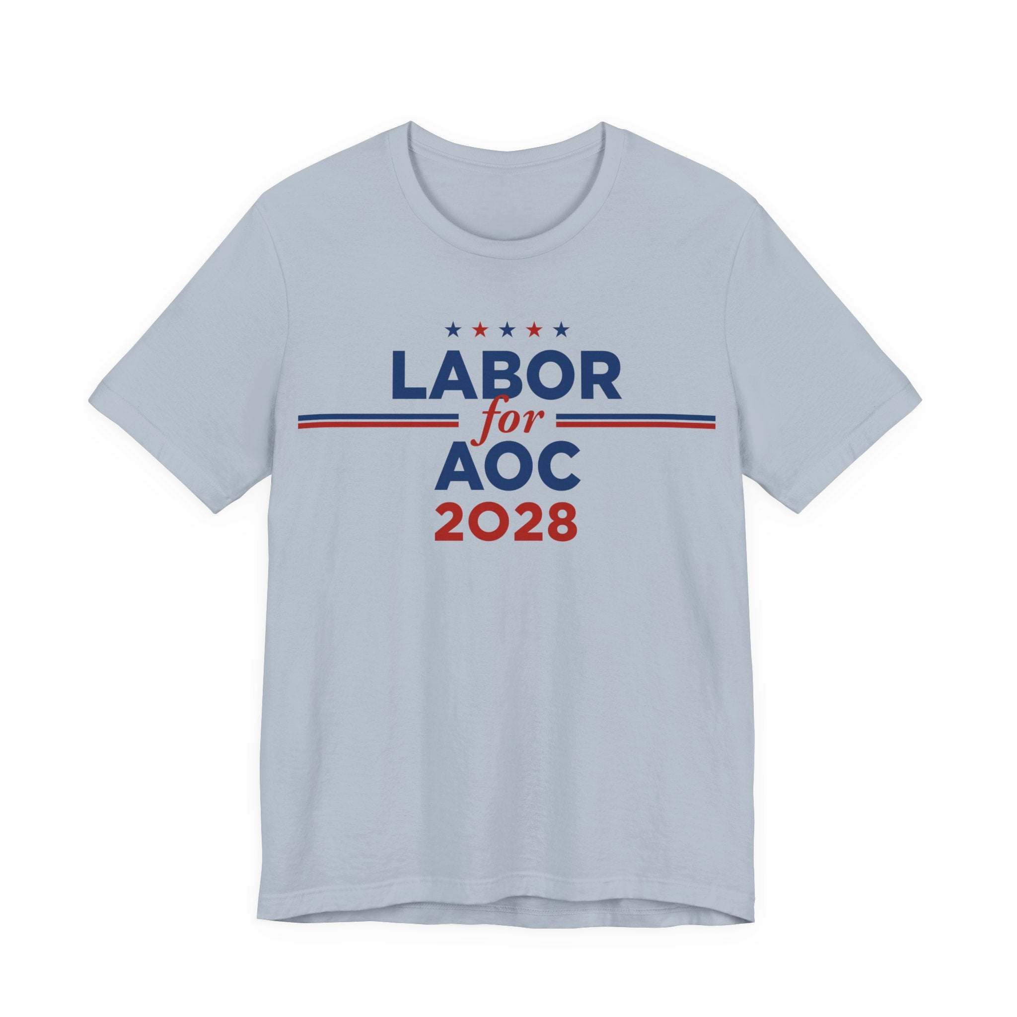 Labor for AOC for President Campaign T-Shirt 2028
