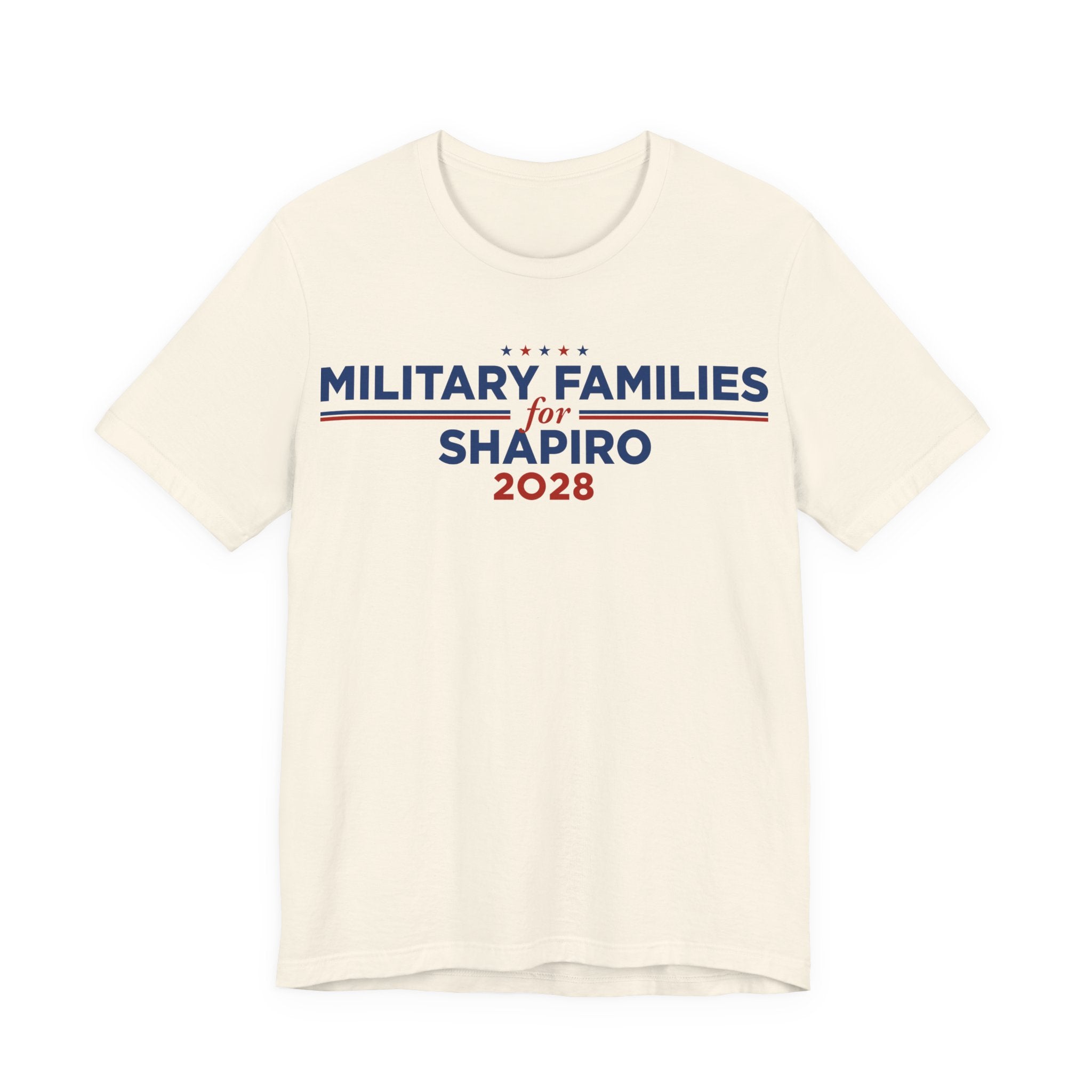 Military Families for Josh Shapiro for President Campaign T-Shirt 2028