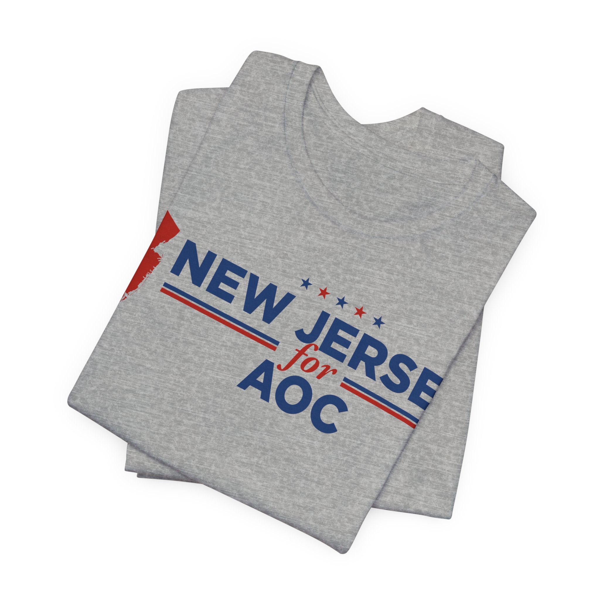 New Jersey for AOC for President Campaign T-Shirt 2028