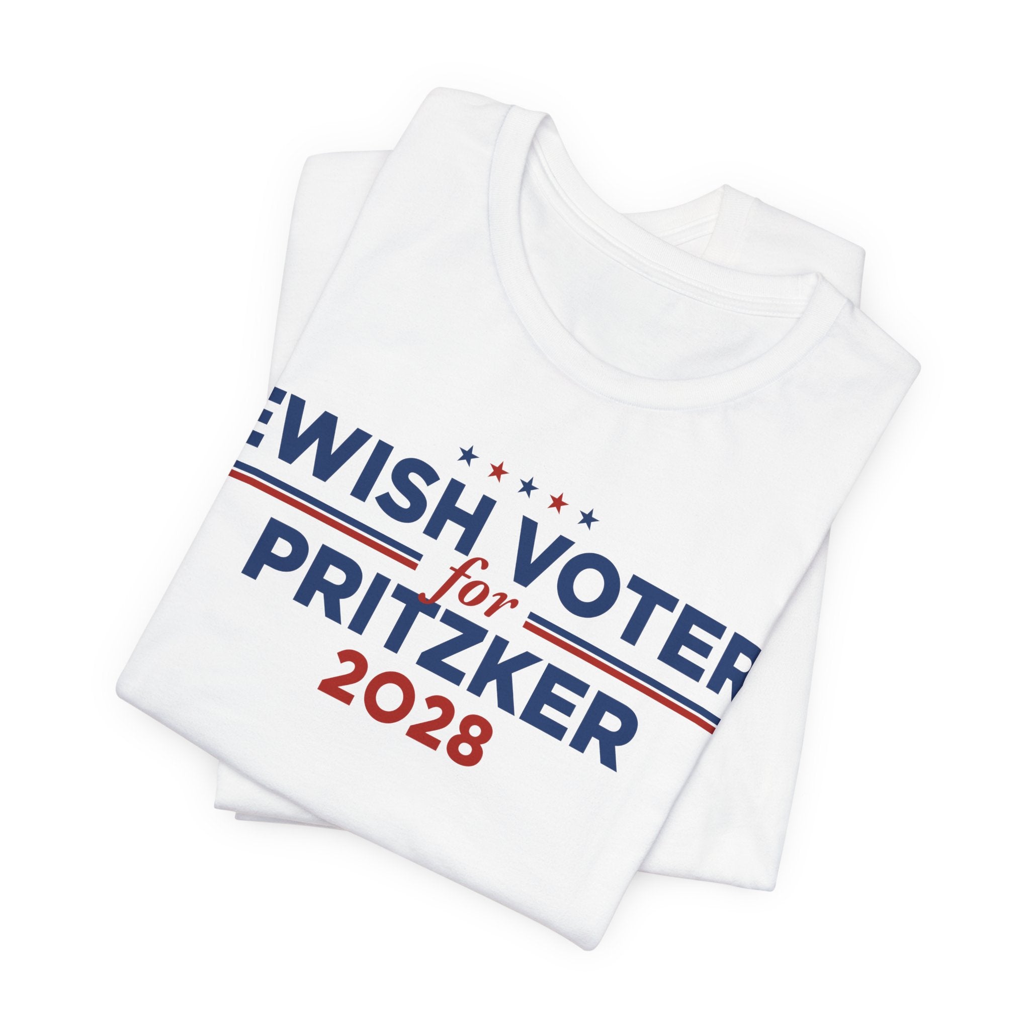 Jewish Voters for J.B. Pritzker for President Campaign T-Shirt 2028